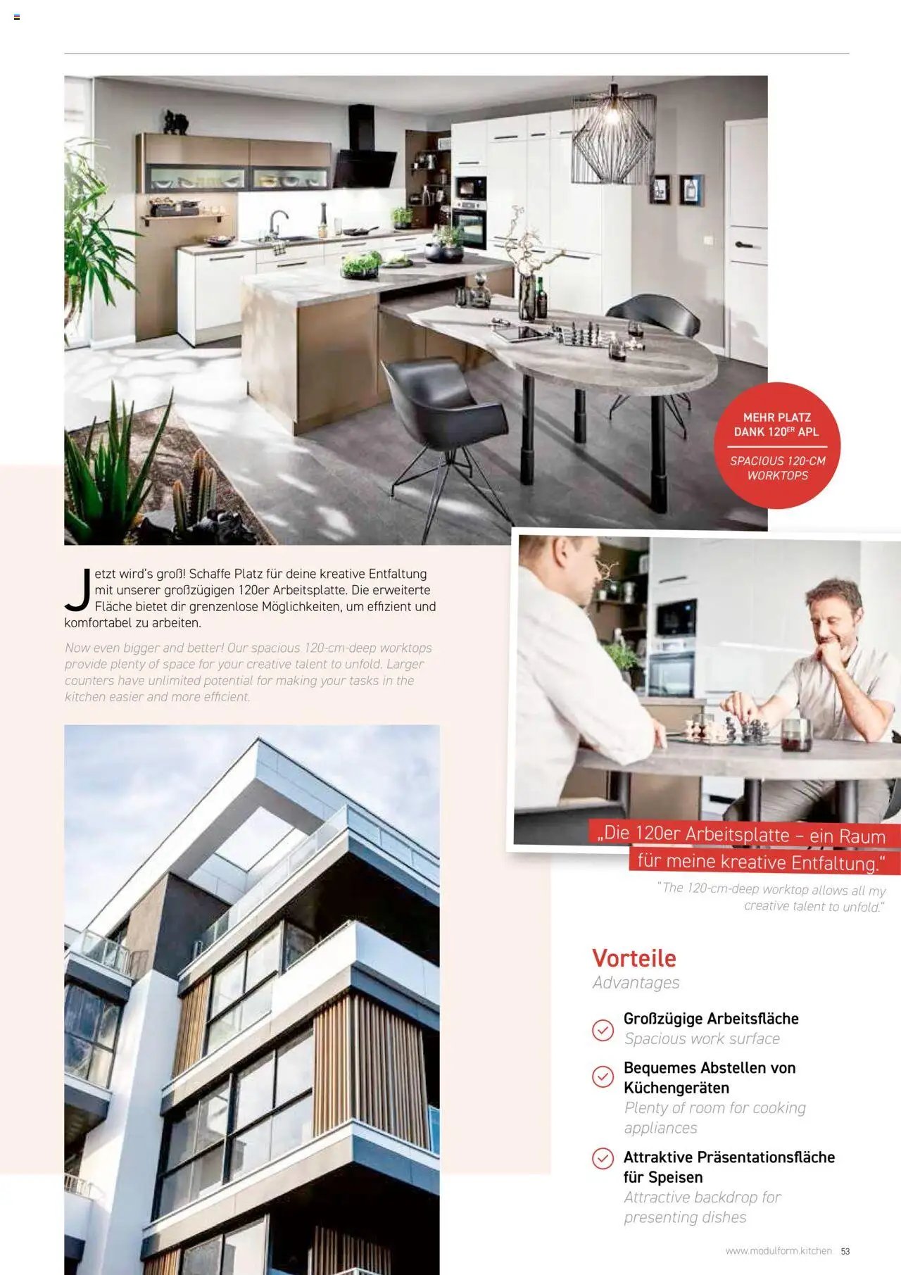 Ostermann Modulform Küchenprospekt 