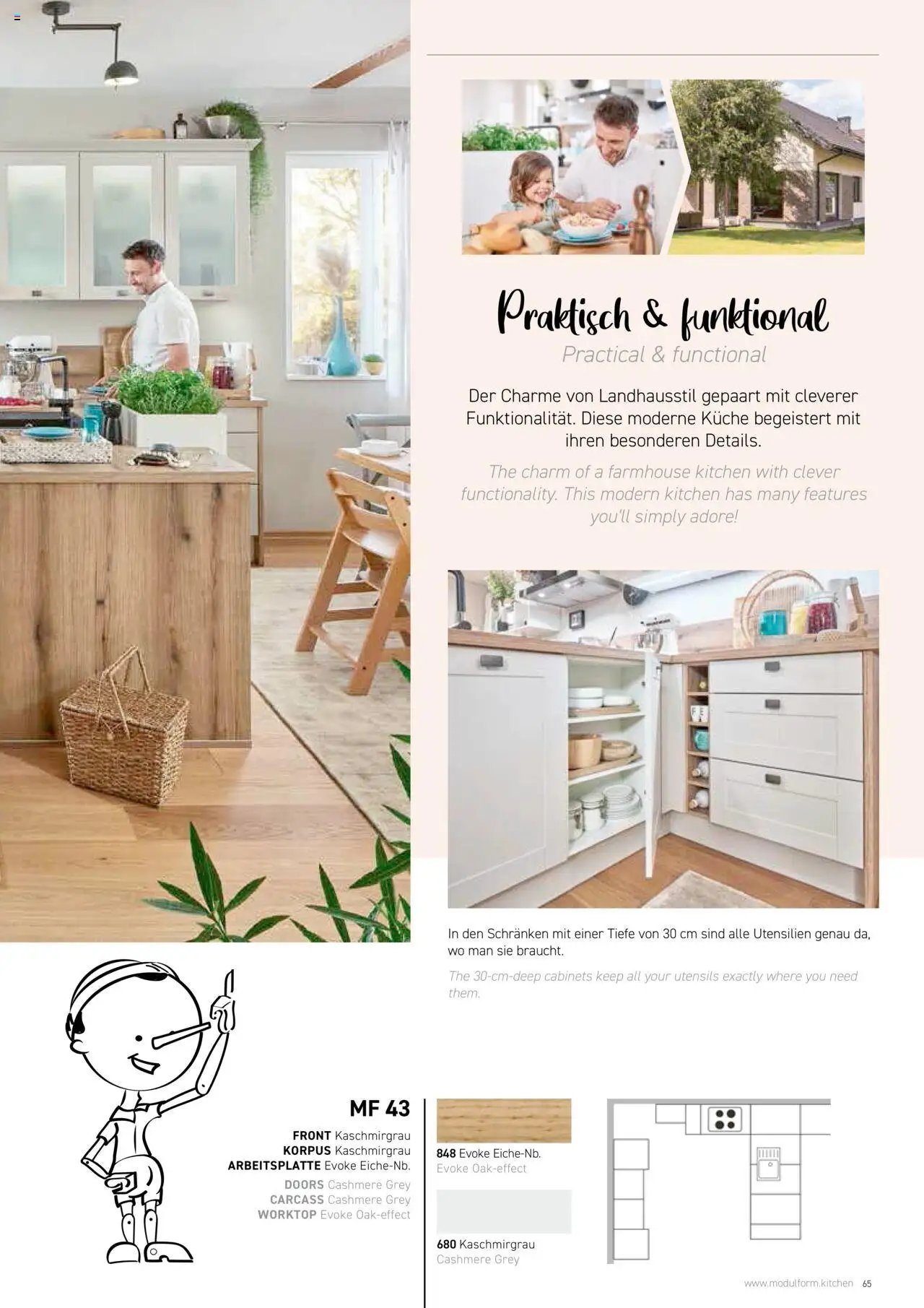 Ostermann Modulform Küchenprospekt 