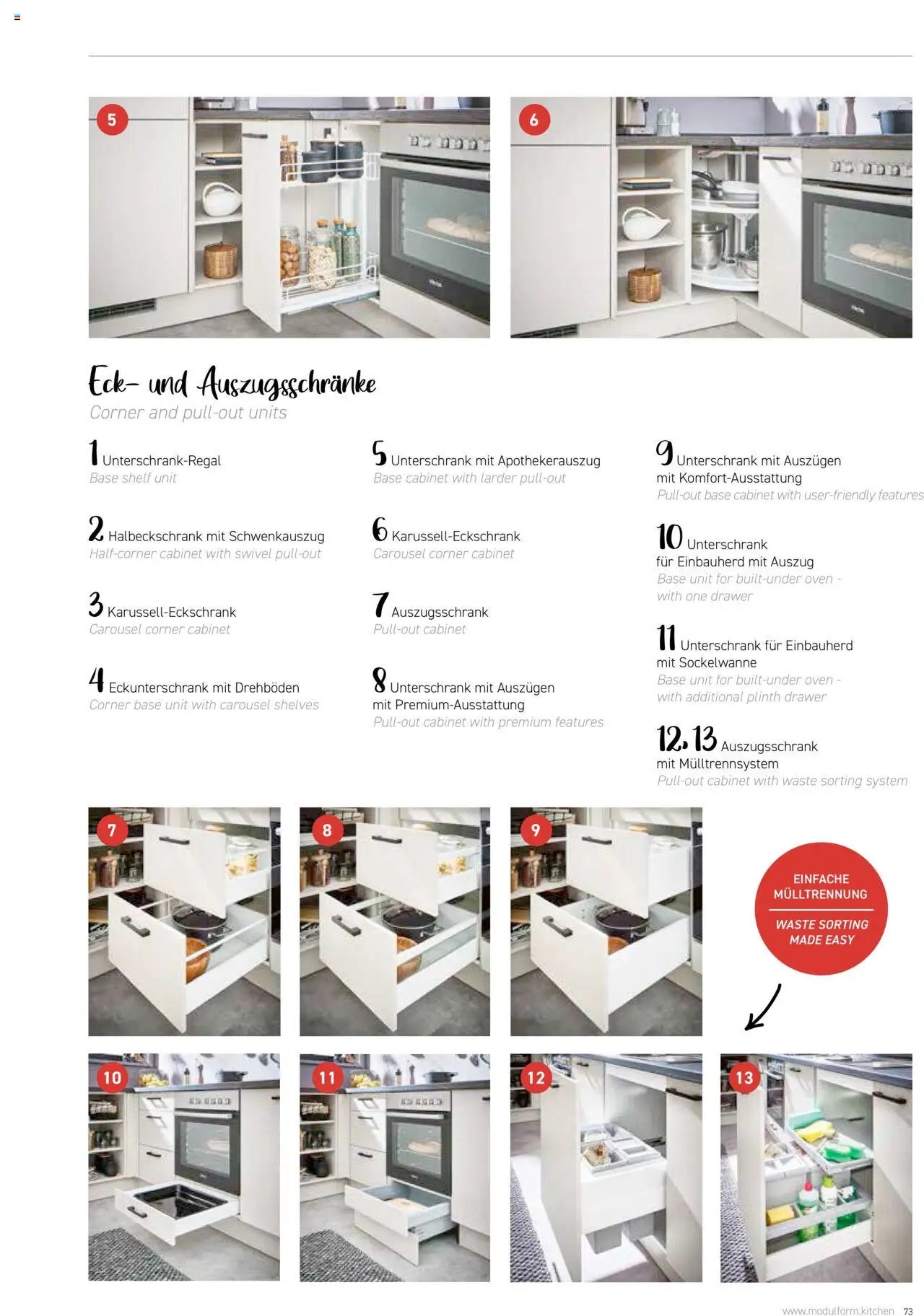 Ostermann Modulform Küchenprospekt 