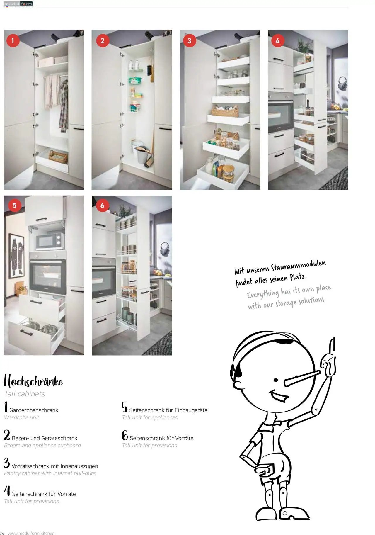 Ostermann Modulform Küchenprospekt 