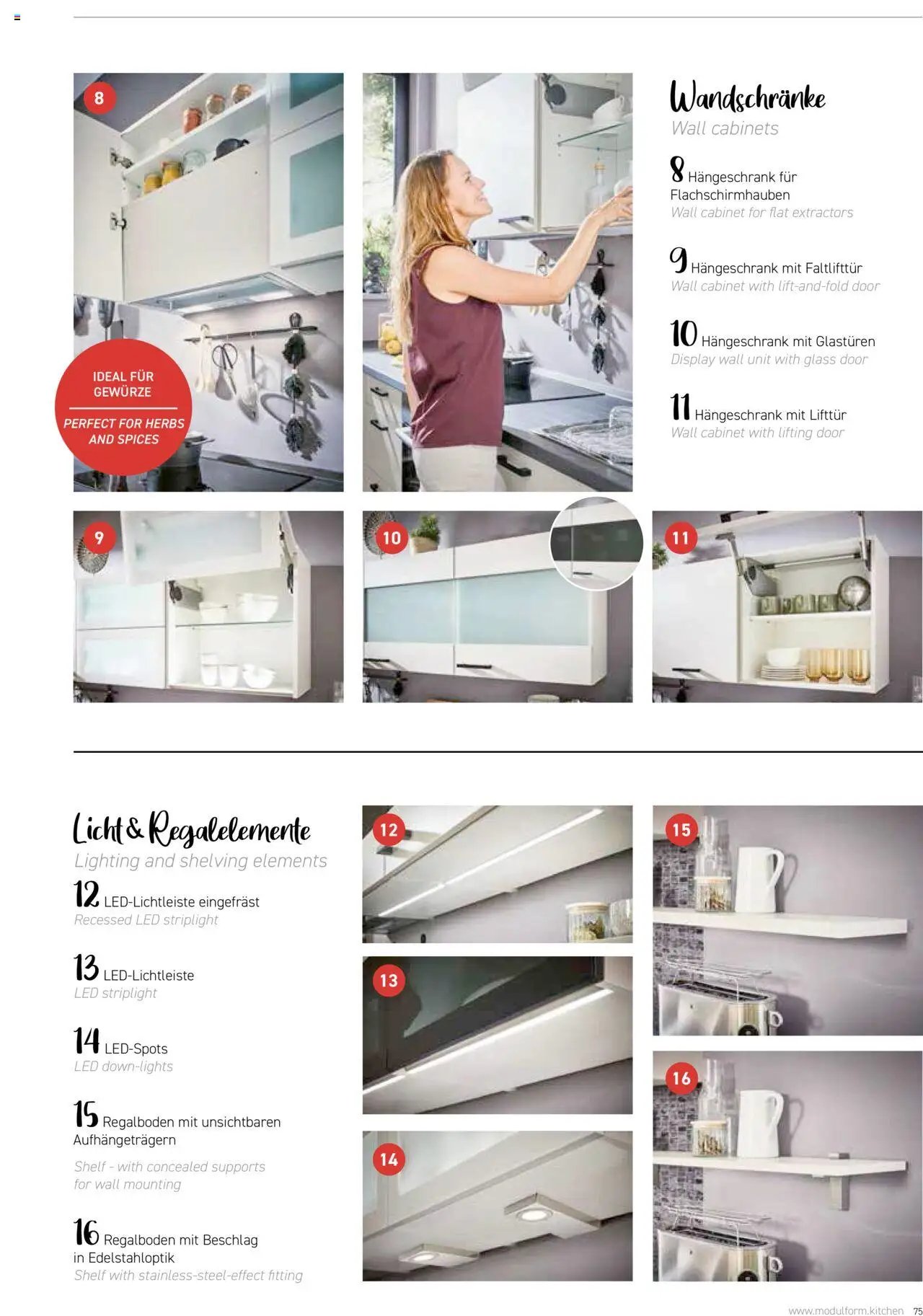 Ostermann Modulform Küchenprospekt 