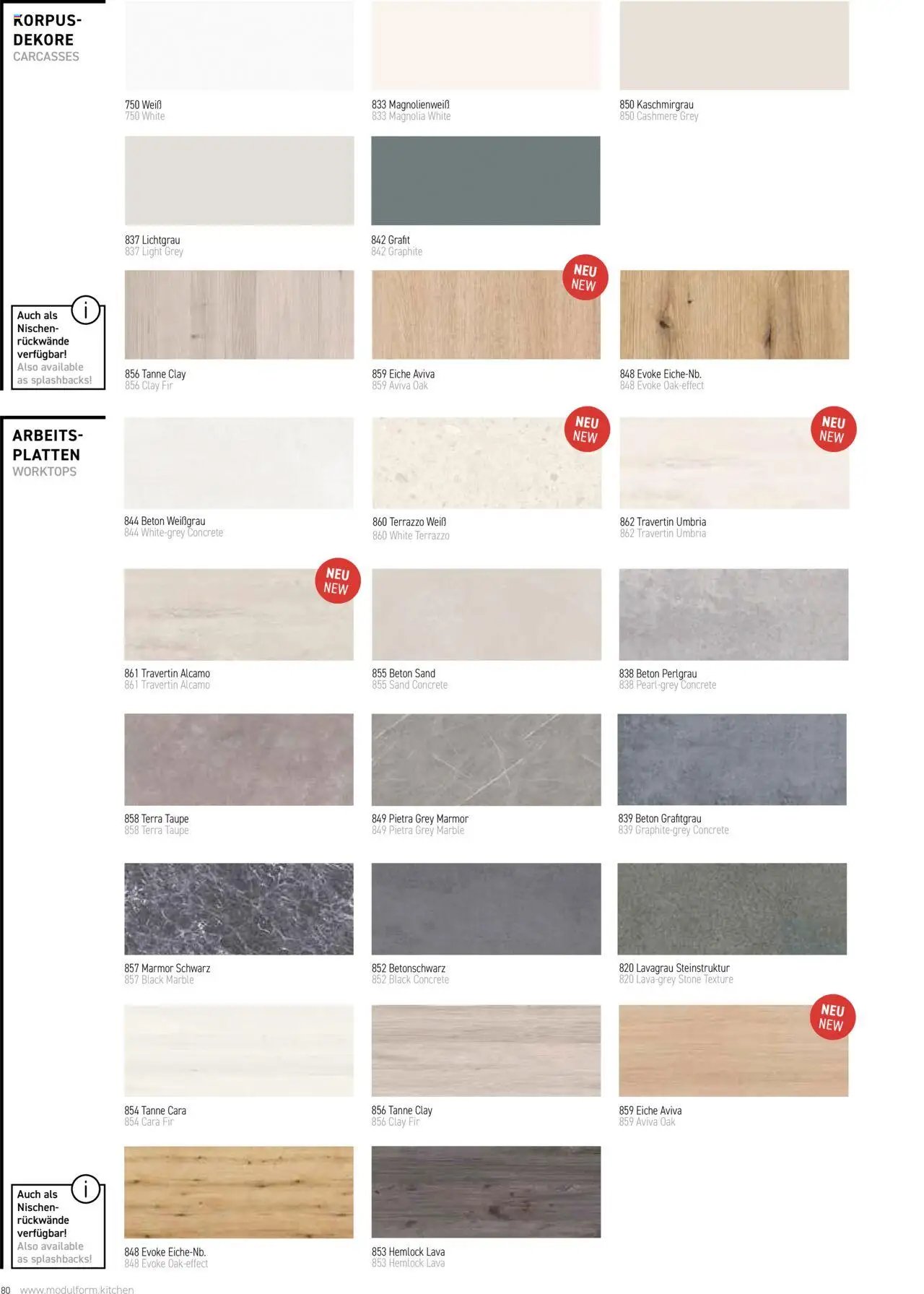 Ostermann Modulform Küchenprospekt 