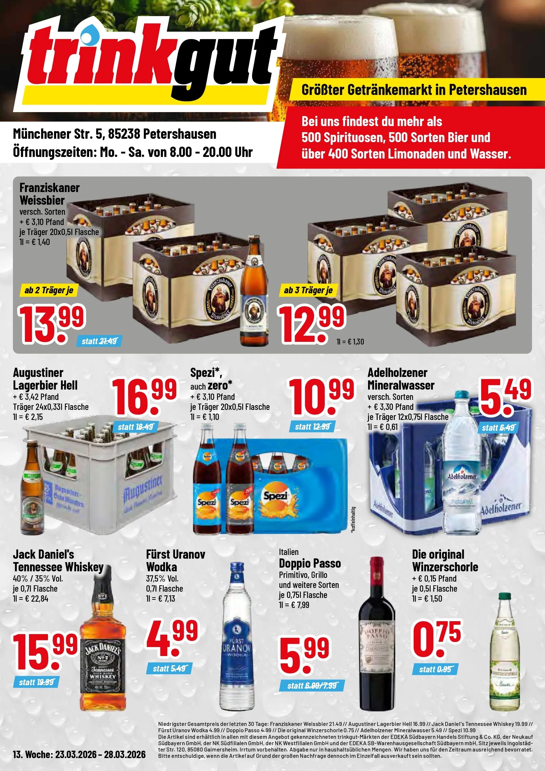 Trinkgut Prospekt Petershausen	