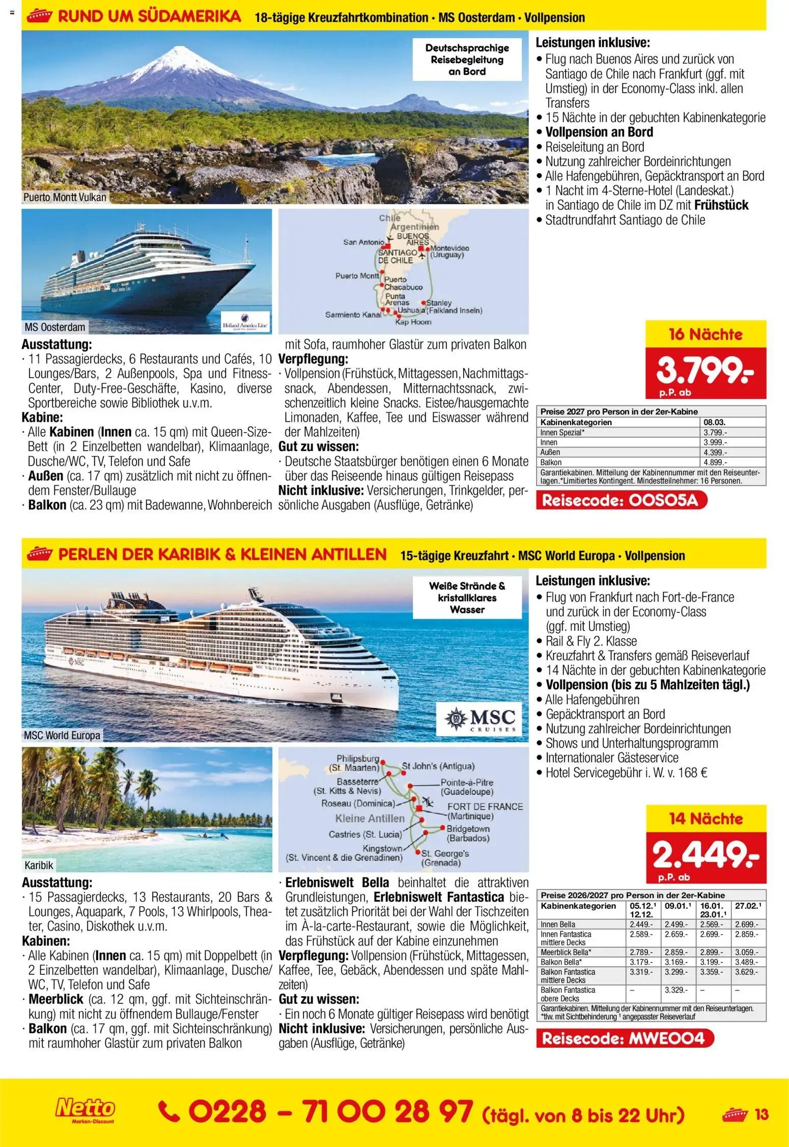Netto Reisen Kreuzfahrten