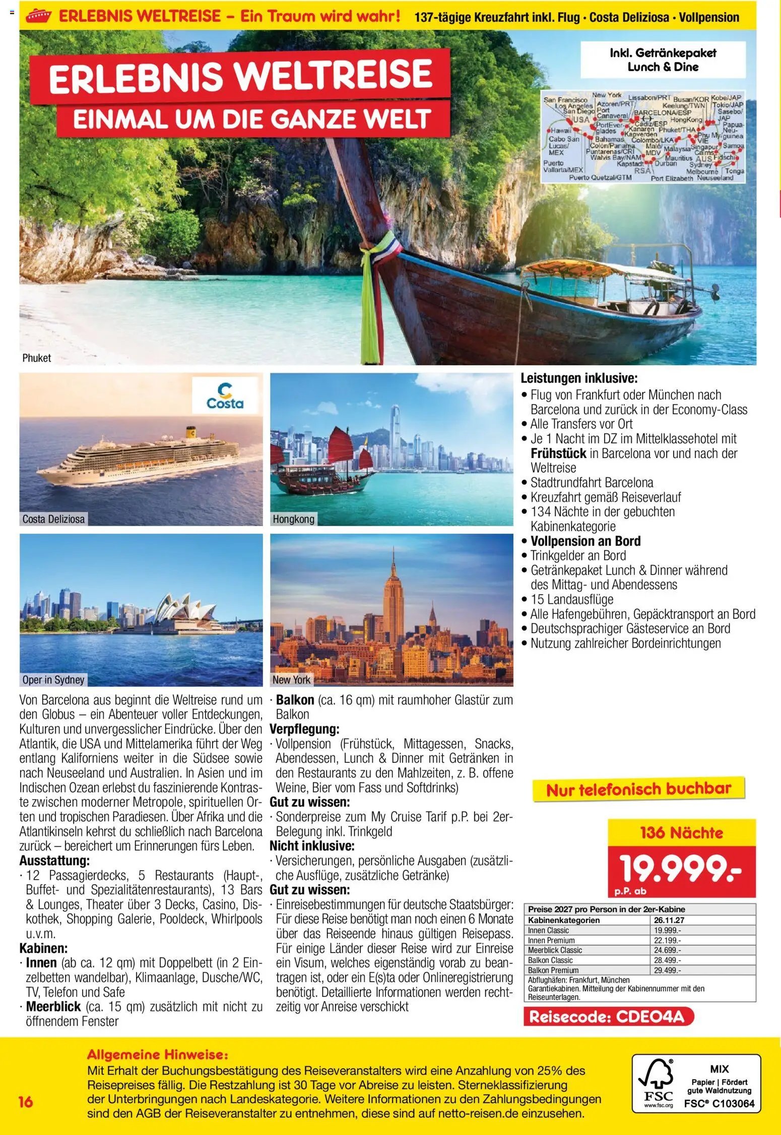 Netto Reisen Kreuzfahrten