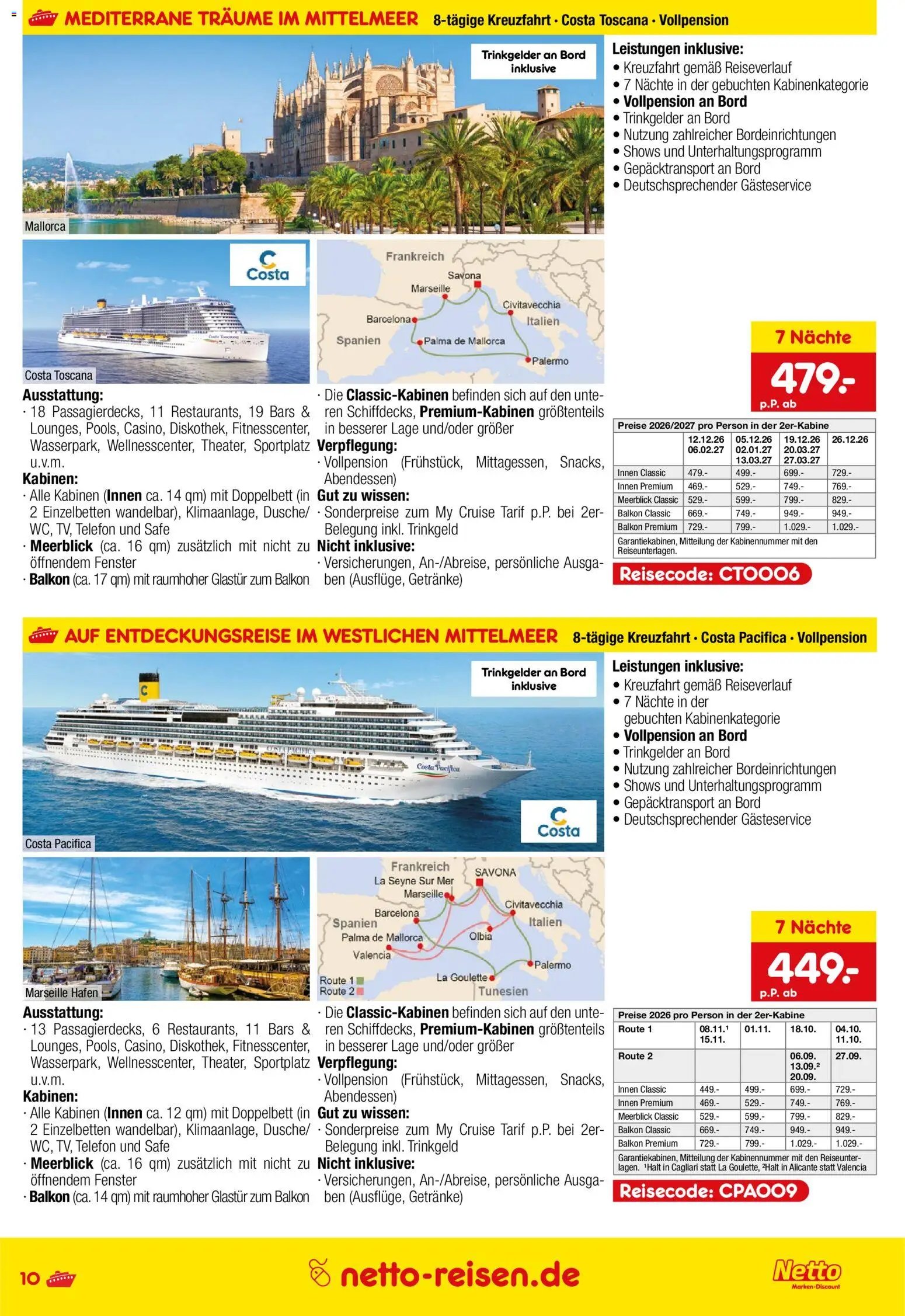 Netto Reisen Kreuzfahrten