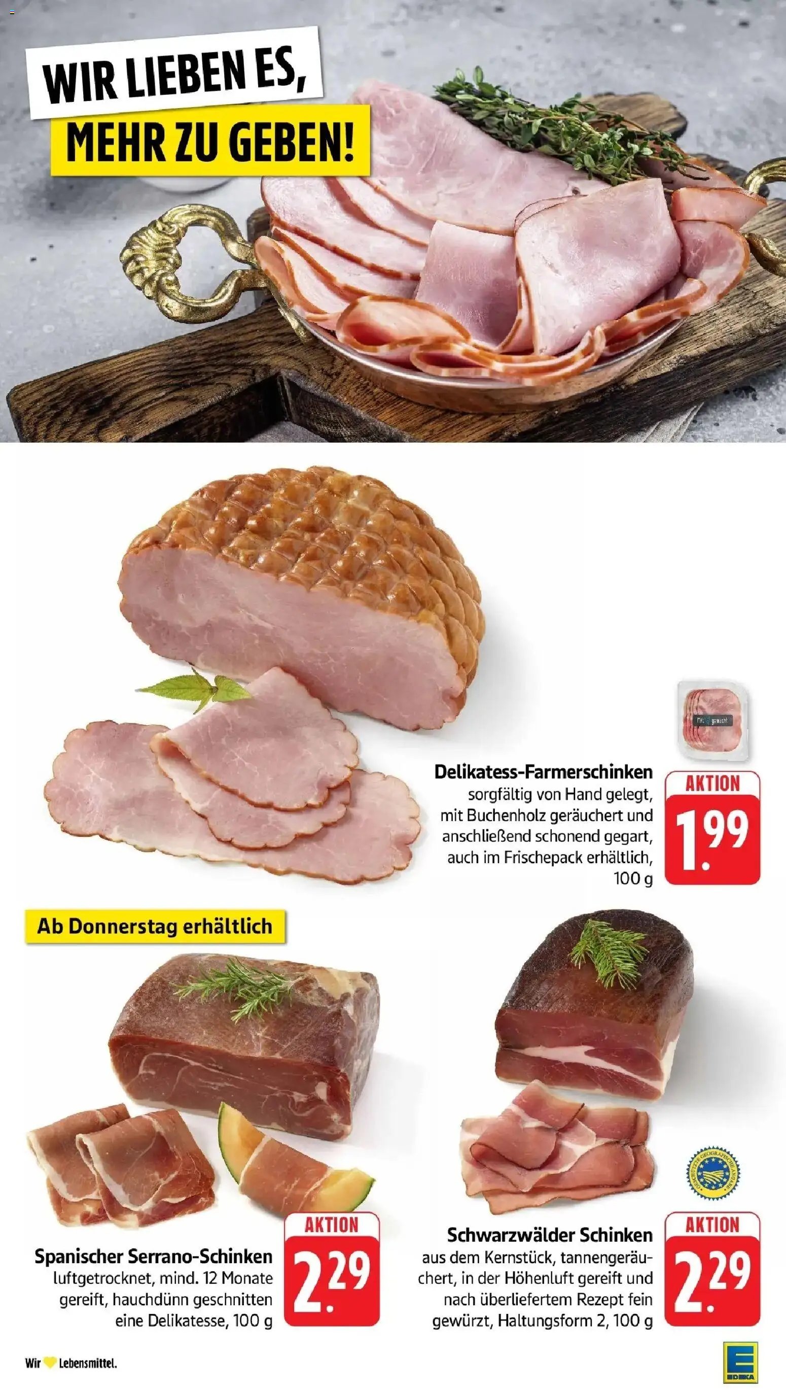 Edeka prospekt Pfalzgrafenweiler	