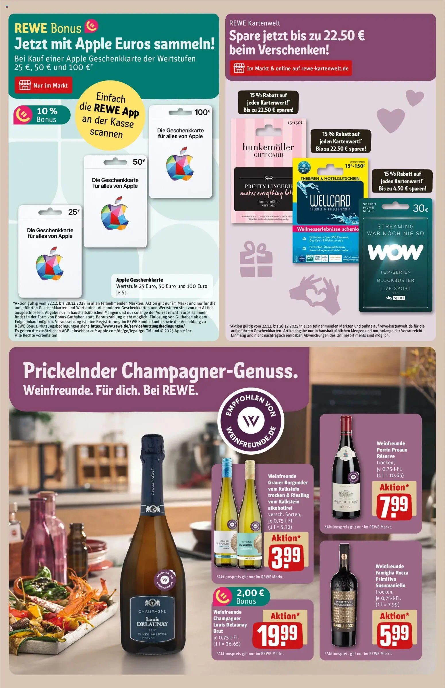 Rewe ihr Kaufpark Prospekt 	 (2025-12-22 - 2025-12-28)