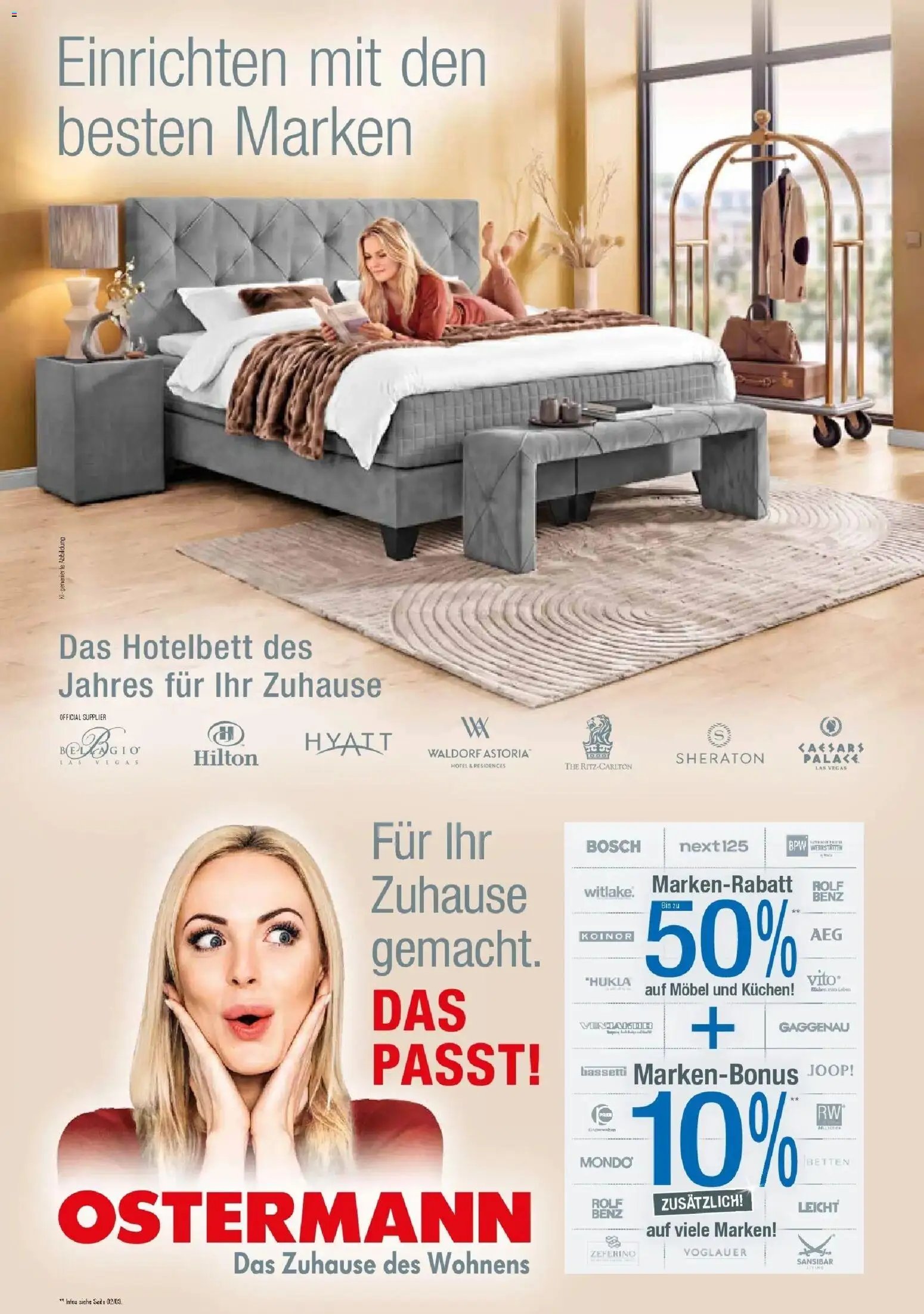 Ostermann - Möbel Ostermann: Neue Möbel wirken Wunder.
