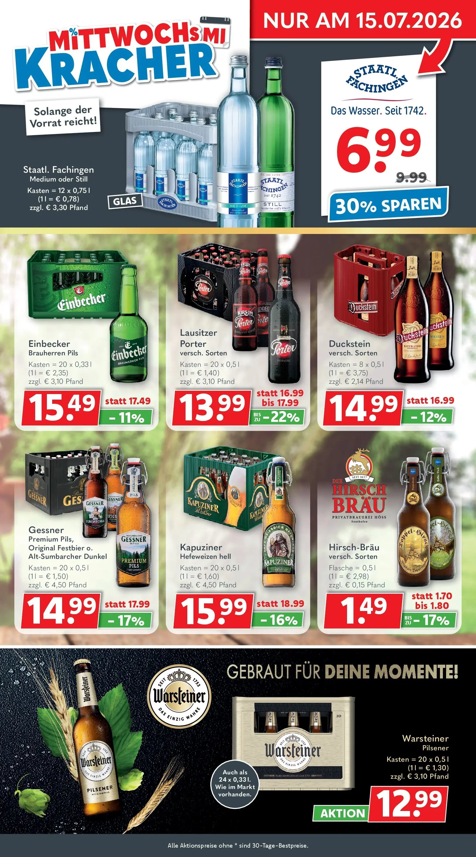 Getränkeland Prospekt Neustrelitz