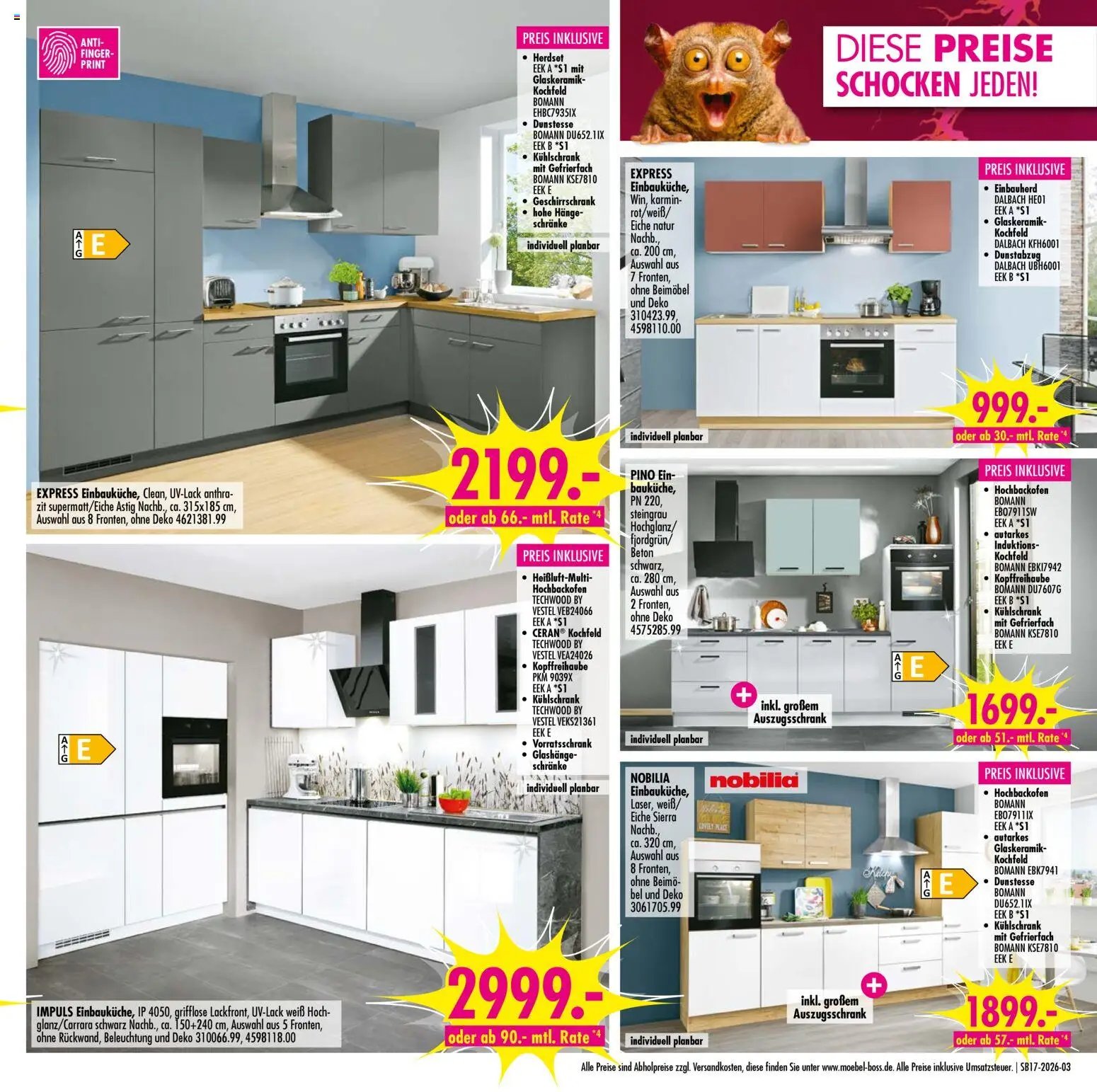 SB Möbel Boss Prospekt Weißenfels/Borau