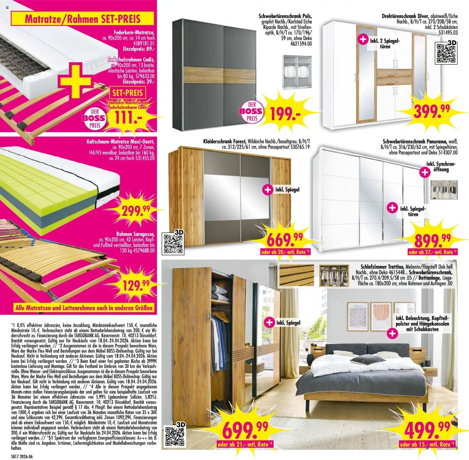 SB Möbel Boss Prospekt Weißenfels/Borau