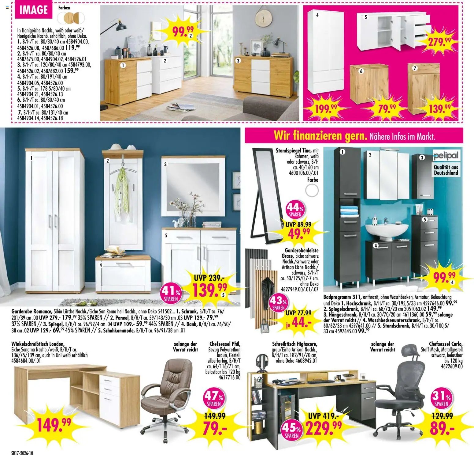 SB Möbel Boss Prospekt Weißenfels/Borau