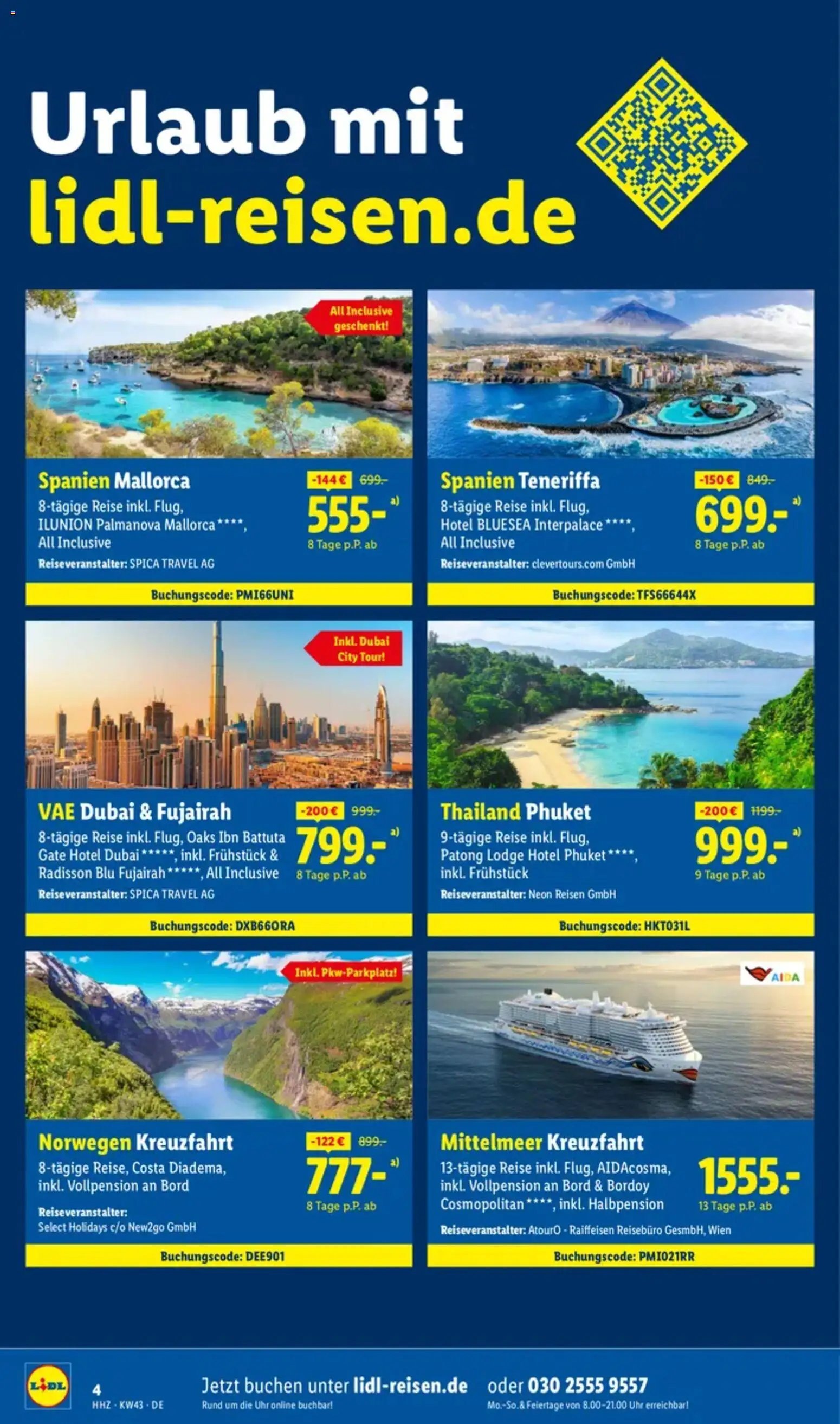 Lidl Reisen Aktions-Reise-Highlights (2025-10-18 - 2025-11-15)