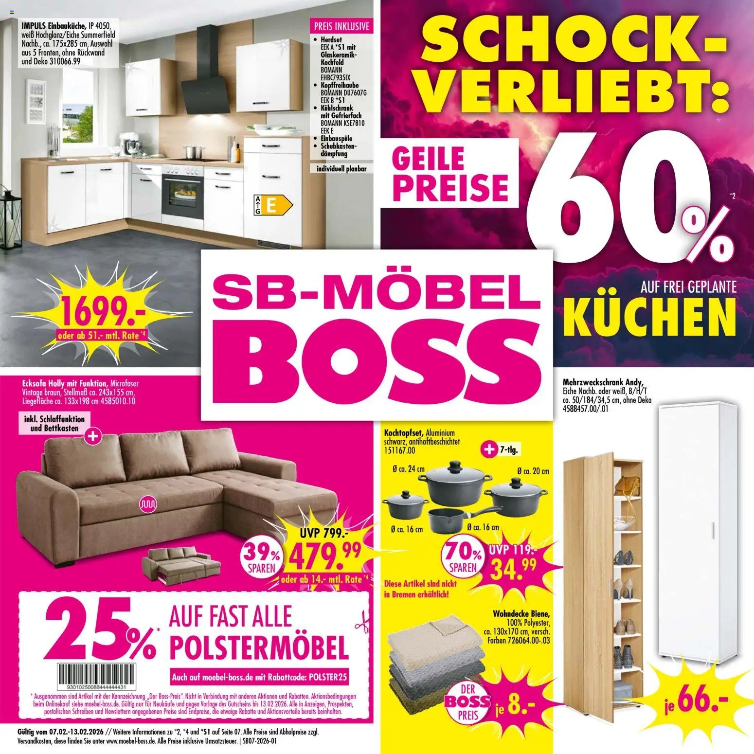 SB Möbel Boss Prospekt 	