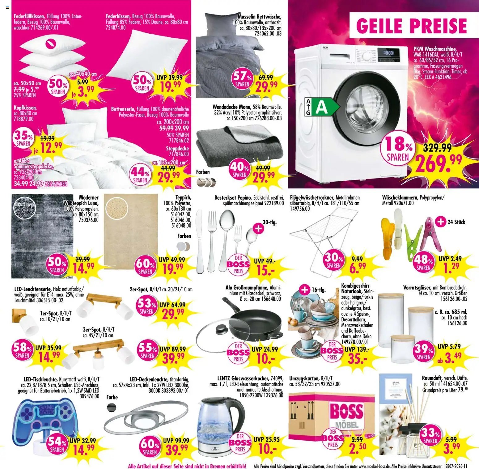 SB Möbel Boss Prospekt 	