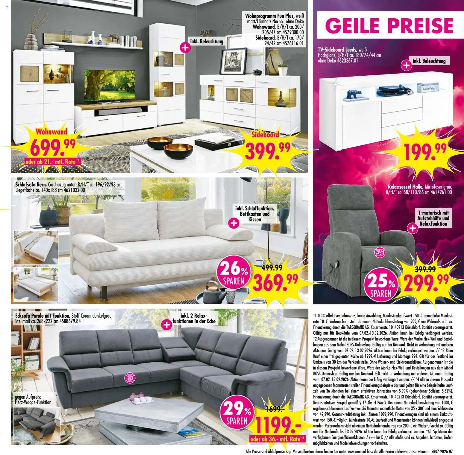 SB Möbel Boss Prospekt 	