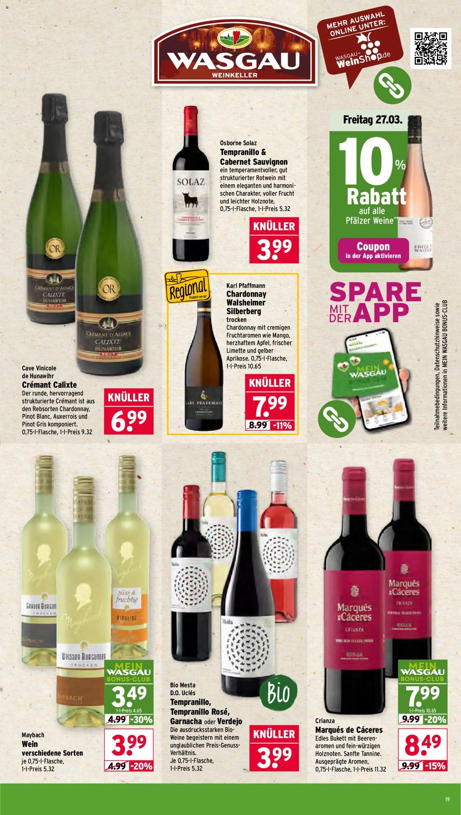 Wasgau Prospekt 	 (2026-03-23 - 2026-03-28)