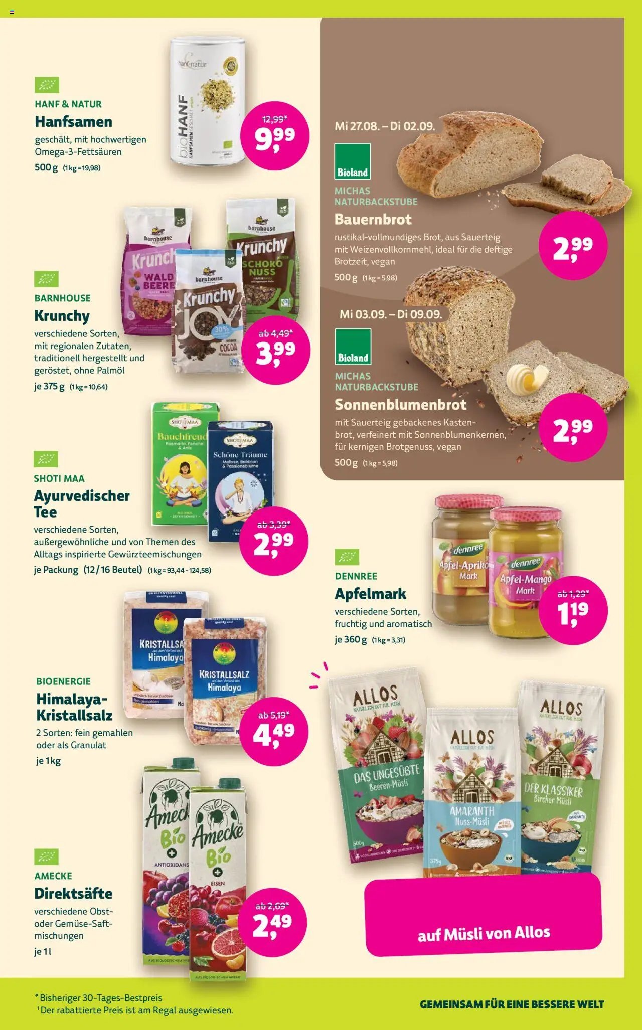 Denns BioMarkt Angebote (2025-08-27 - 2025-09-09) | 9