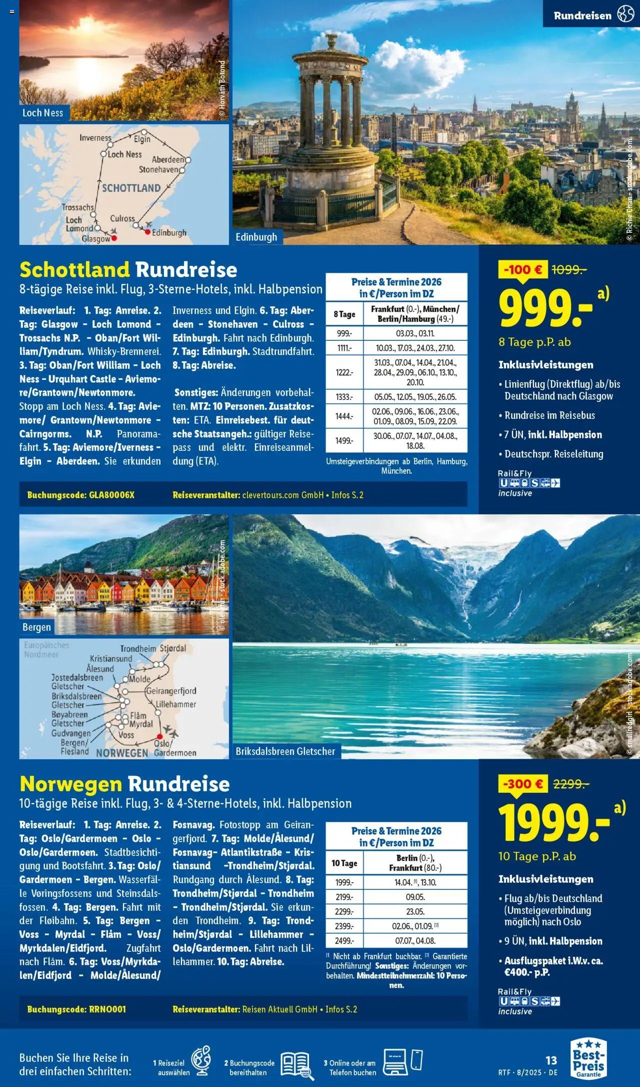Lidl Reisen - Themenprospekt (2025-08-13 - 2025-09-13) | 13