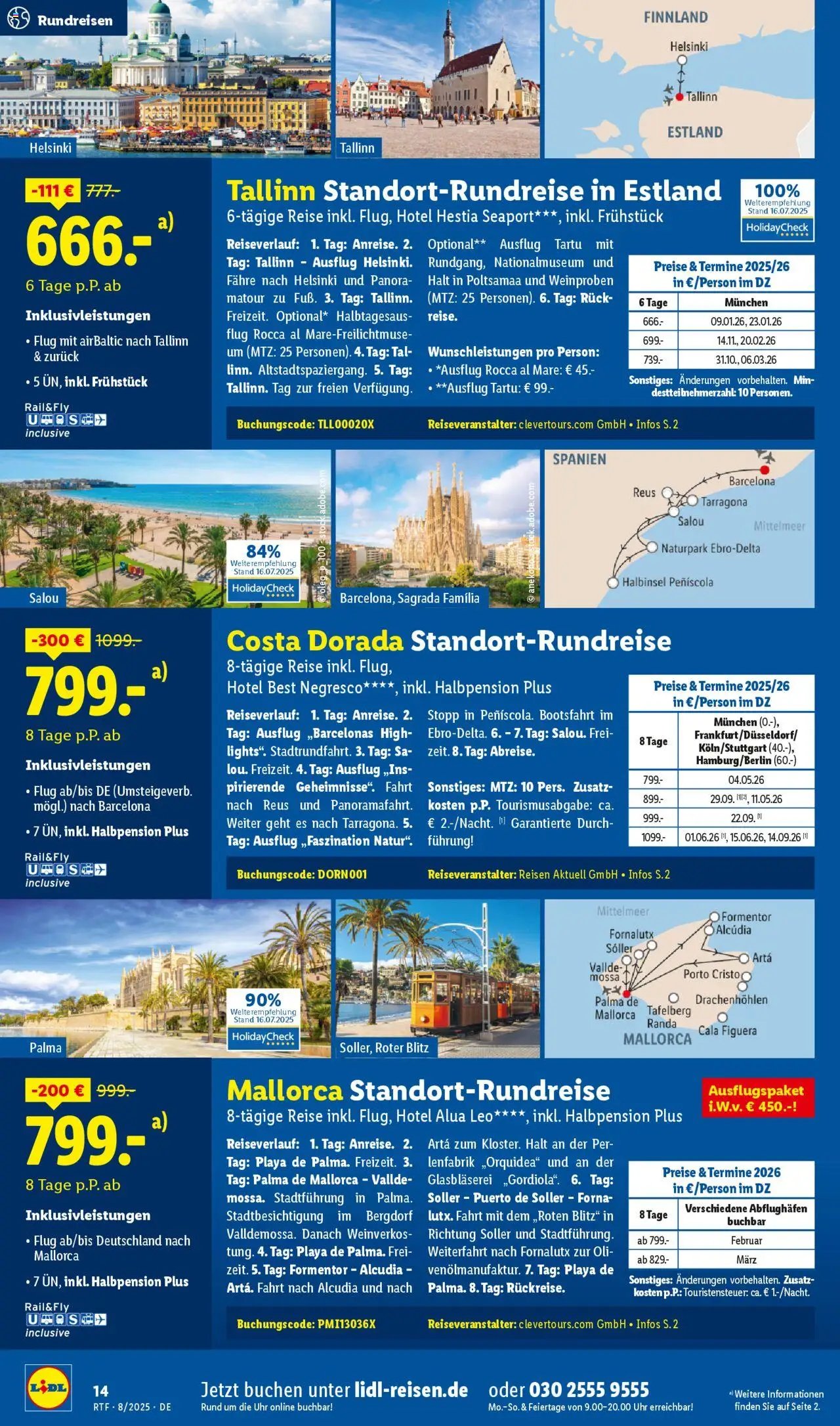 Lidl Reisen - Themenprospekt (2025-08-13 - 2025-09-13) | 14