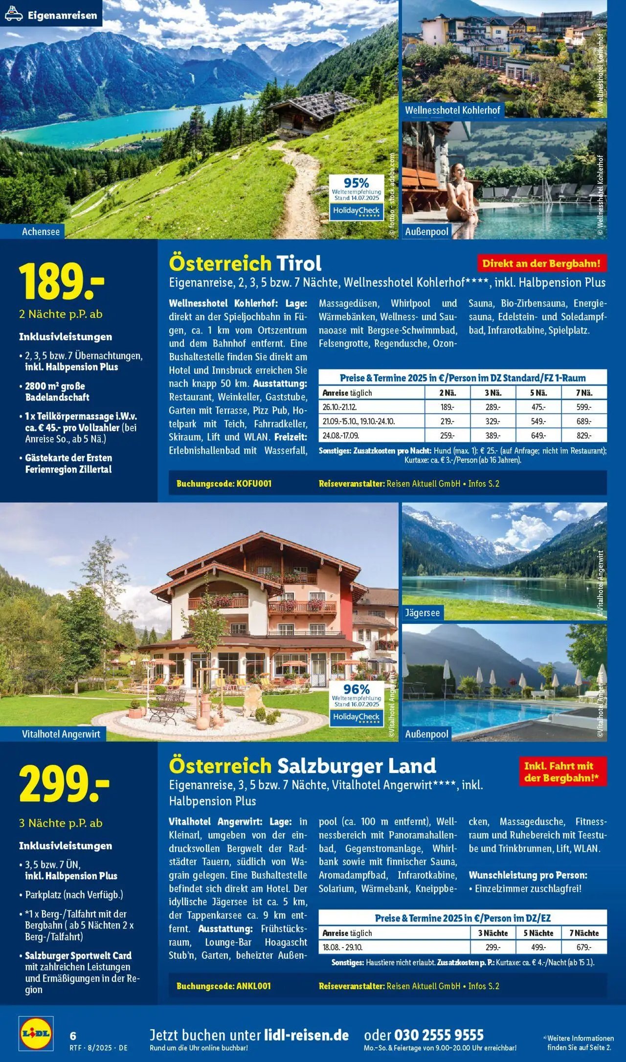 Lidl Reisen - Themenprospekt (2025-08-13 - 2025-09-13) | 6