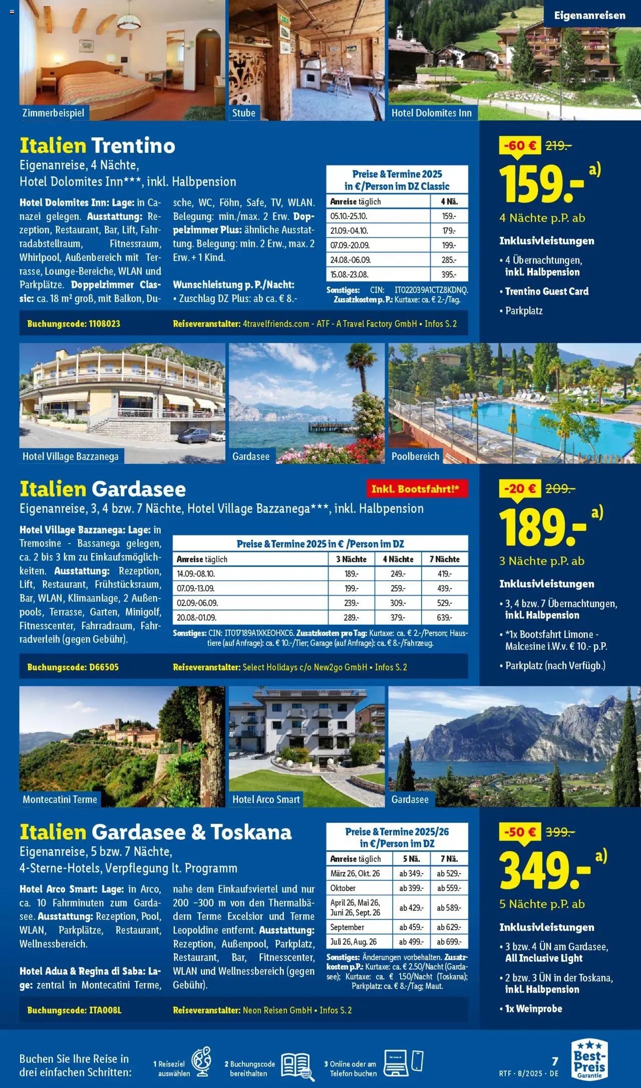 Lidl Reisen - Themenprospekt (2025-08-13 - 2025-09-13) | 7