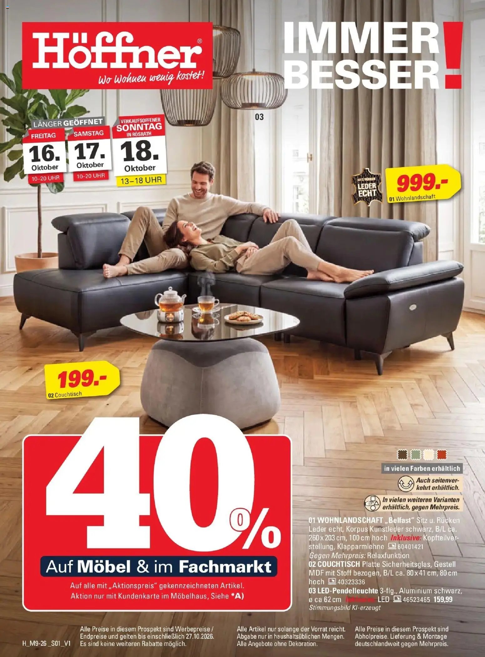 Höffner Prospekt Schönefeld