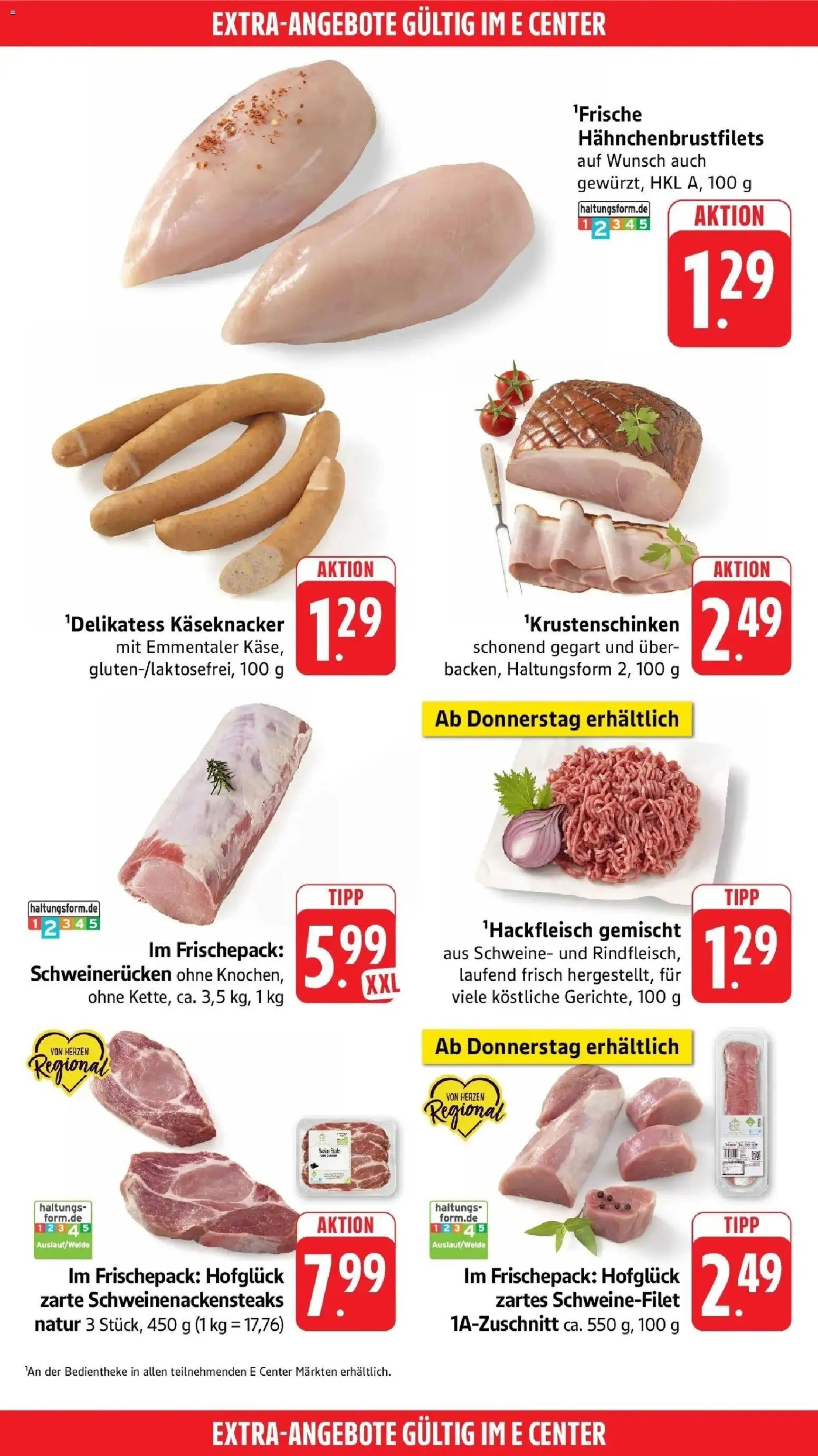 E center - E center: Wochenangebote
