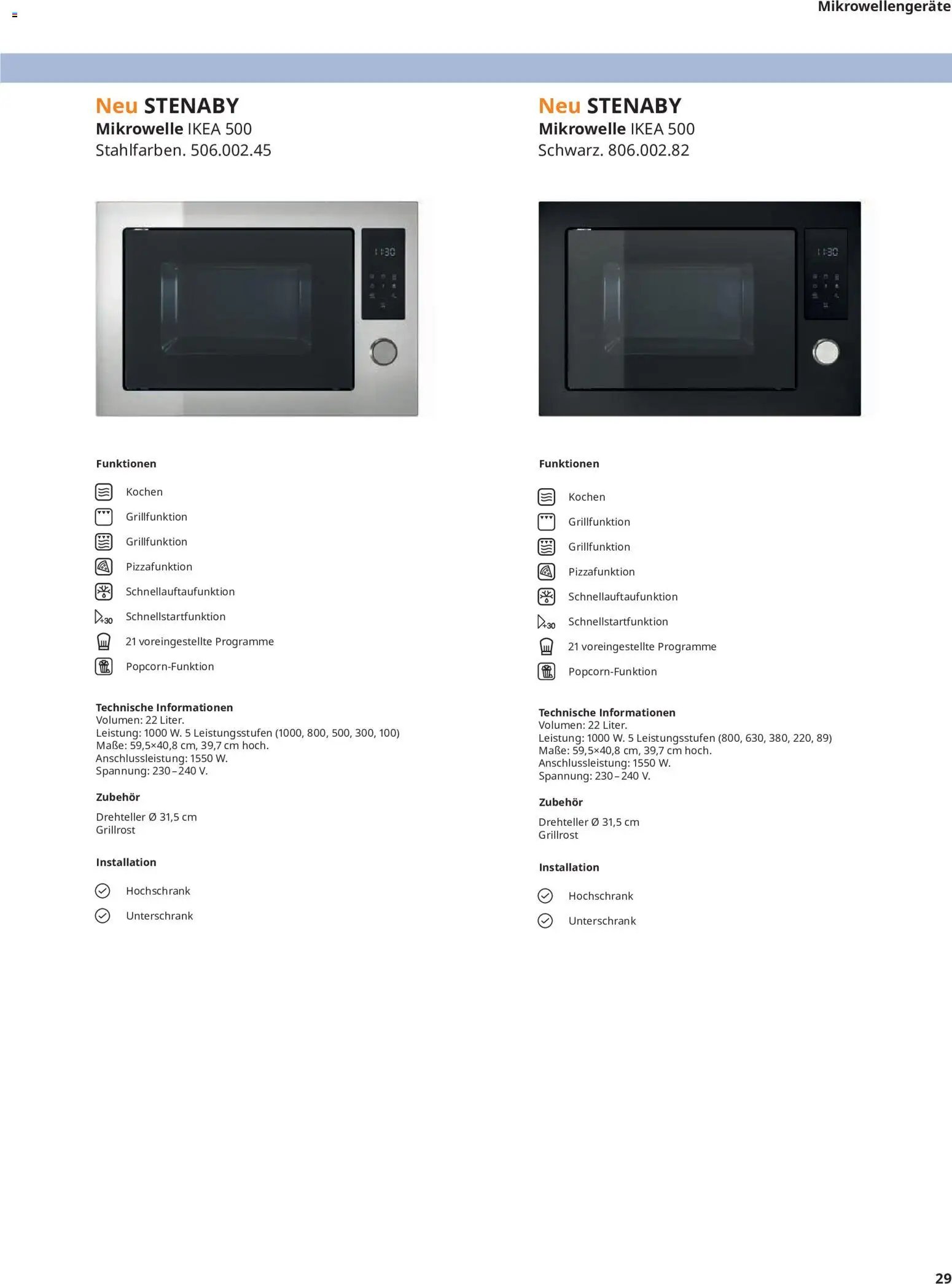 Ikea Elektrogeräte