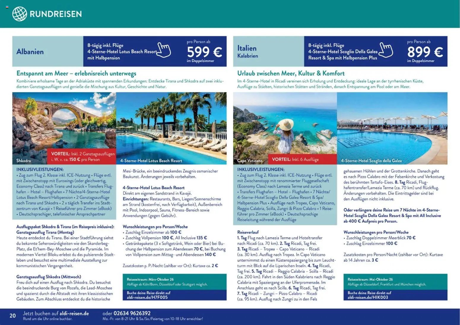 Aldi Reisen Unsere Traumreisen (2026-01-01 - 2026-02-28)