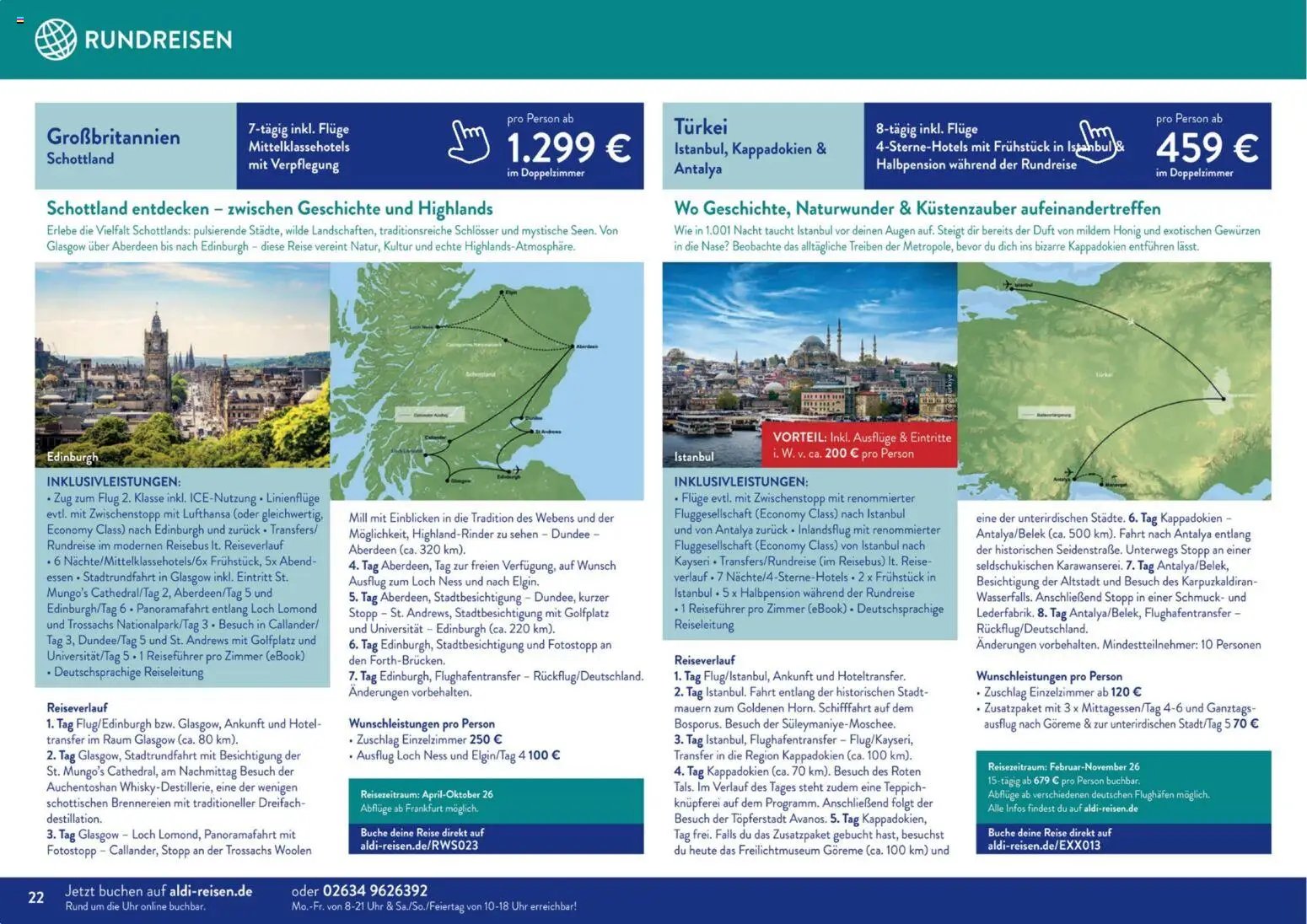 Aldi Reisen Unsere Traumreisen (2026-01-01 - 2026-02-28)