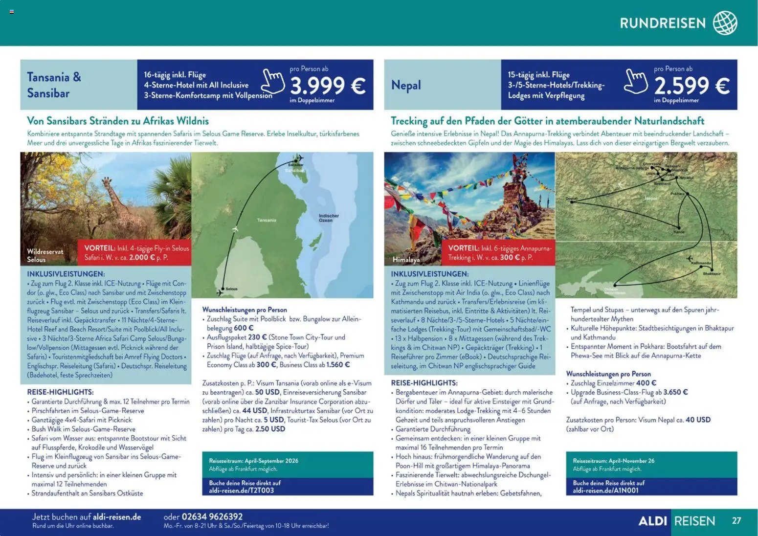 Aldi Reisen Unsere Traumreisen (2026-01-01 - 2026-02-28)