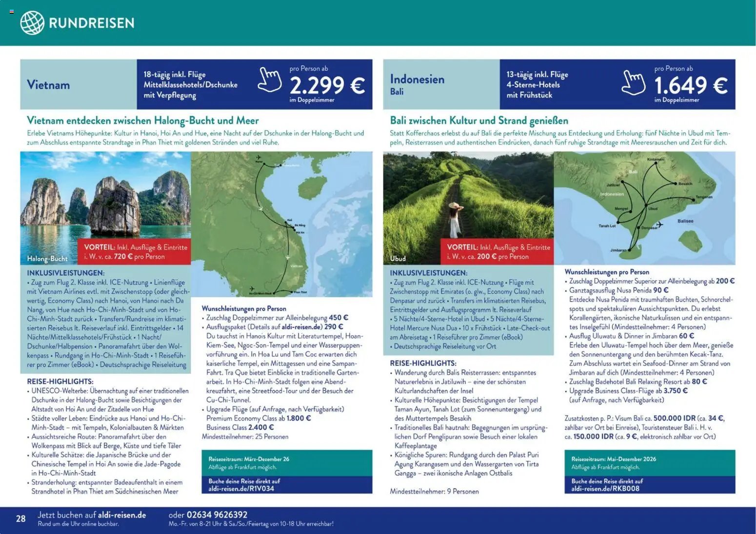 Aldi Reisen Unsere Traumreisen (2026-01-01 - 2026-02-28)