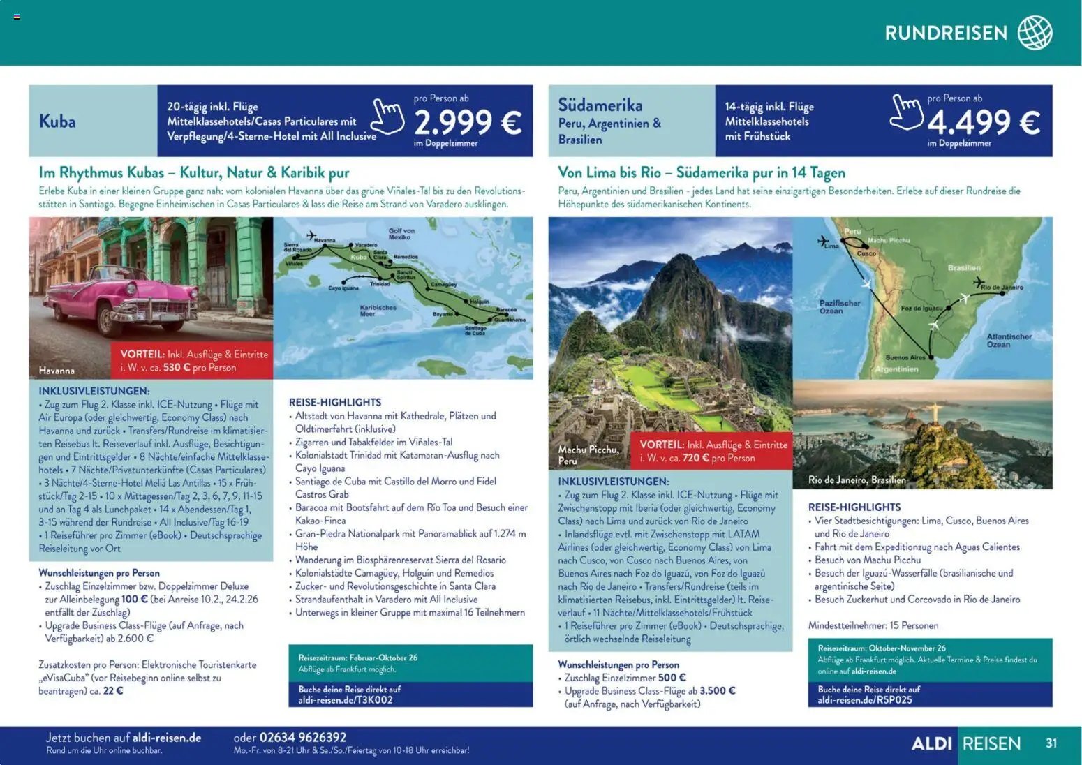 Aldi Reisen Unsere Traumreisen (2026-01-01 - 2026-02-28)