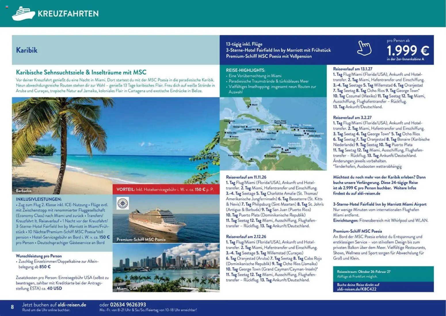 Aldi Reisen Unsere Traumreisen (2026-01-01 - 2026-02-28)