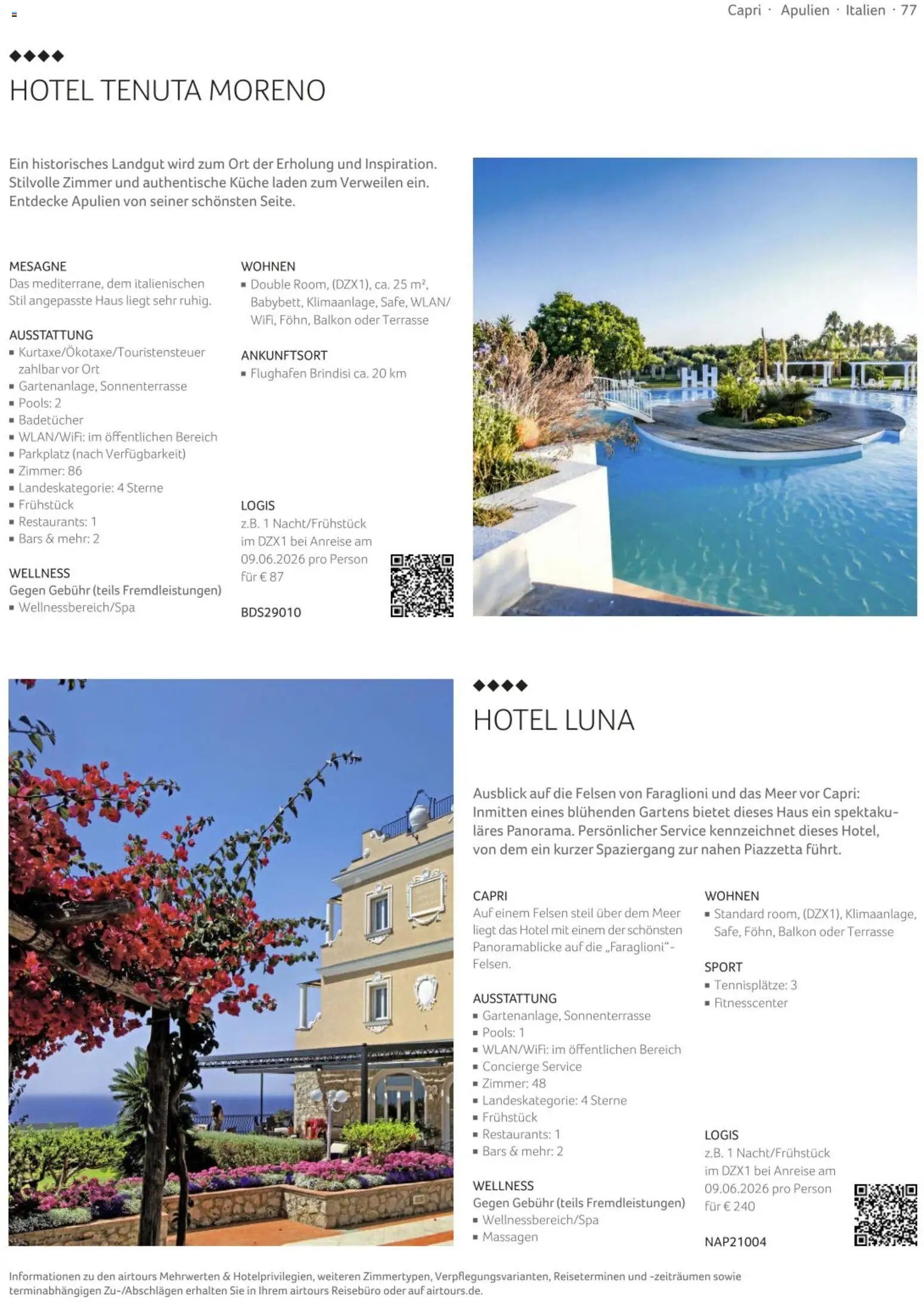 TUI airtours Katalog  Europareisen 2025/26