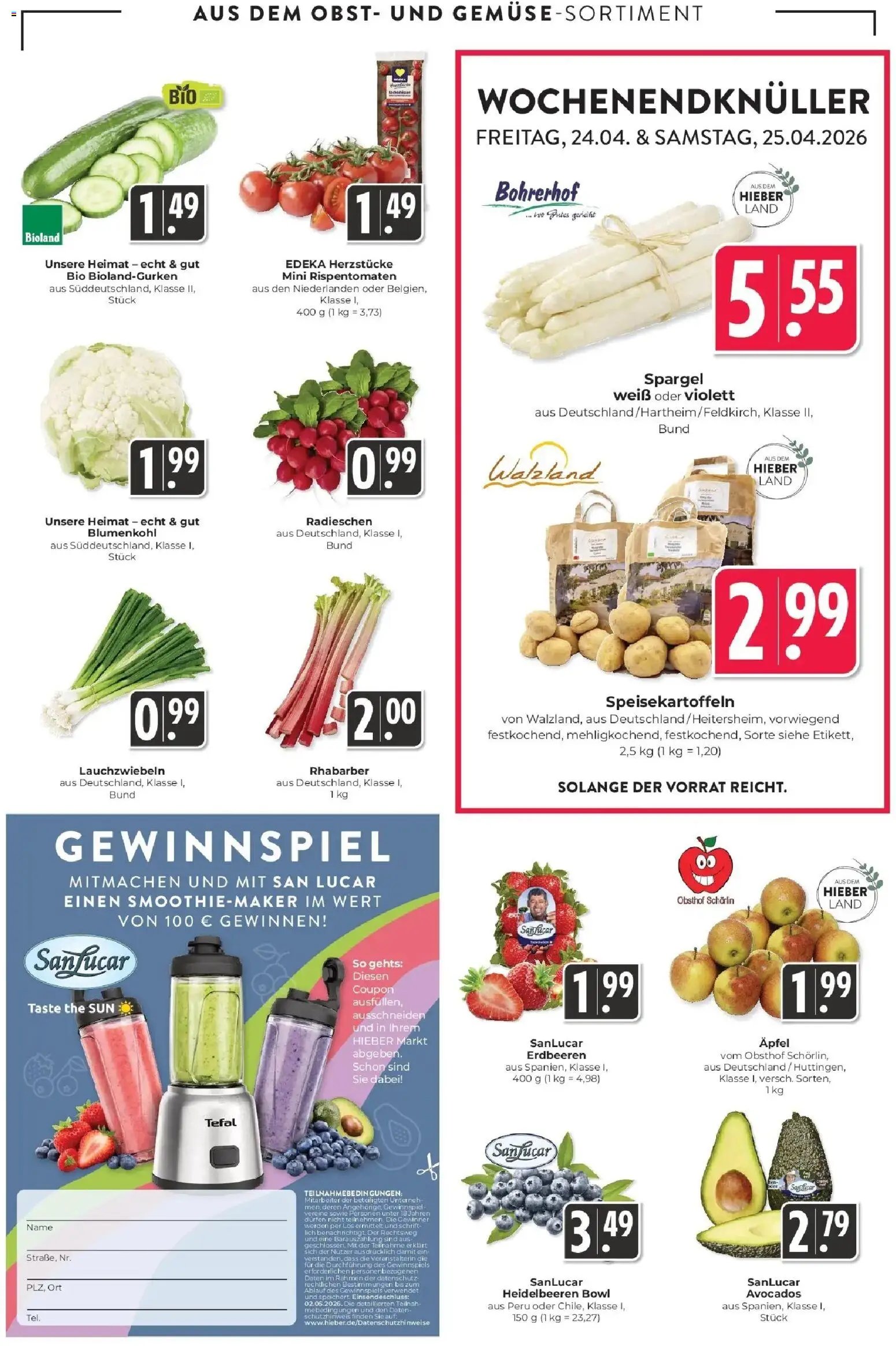 Edeka prospekt Schliengen	