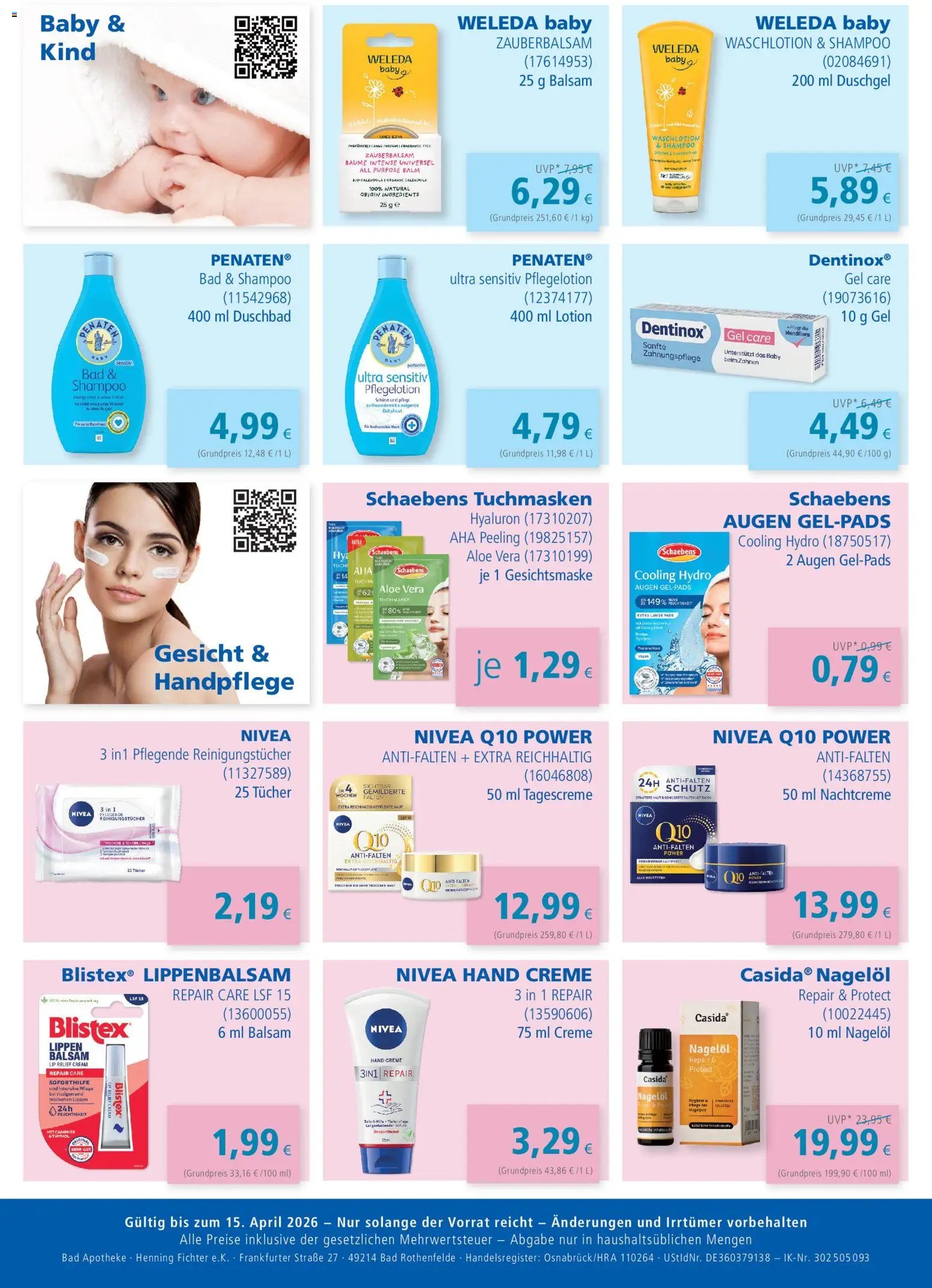 Apotal Sonderpost (2026-03-13 - 2026-04-15)