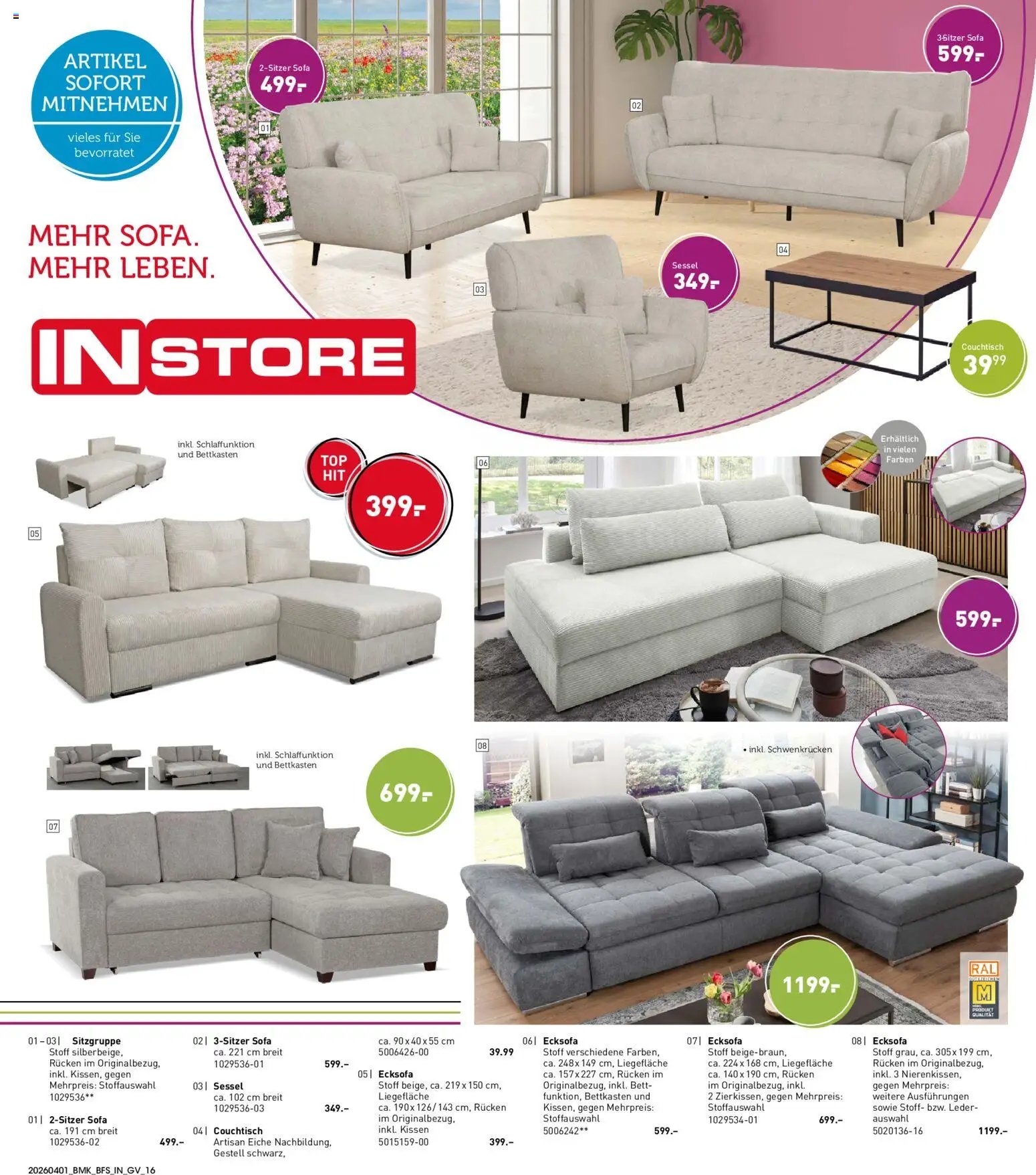 Möbel Martin Prospekt 	