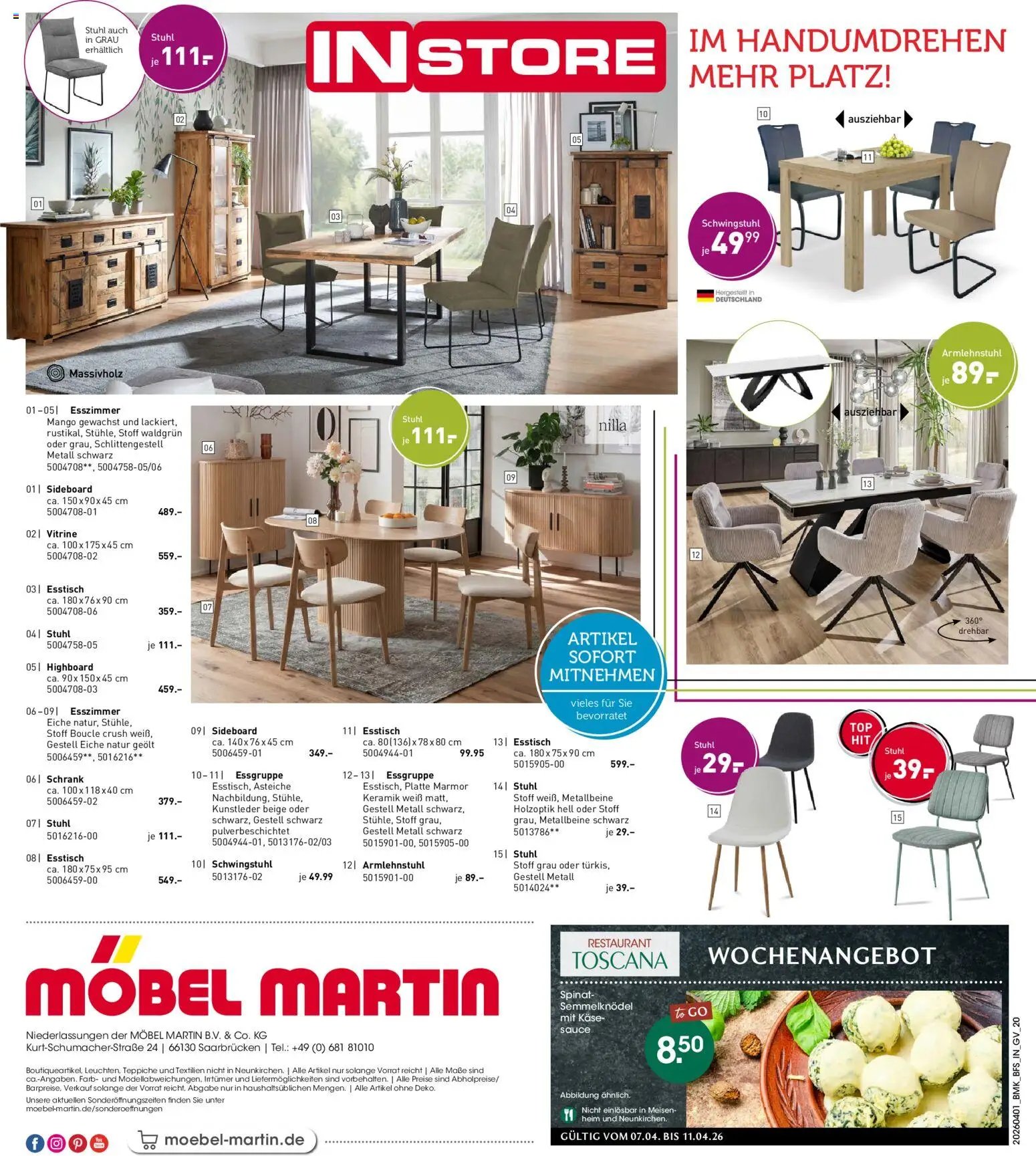 Möbel Martin Prospekt 	