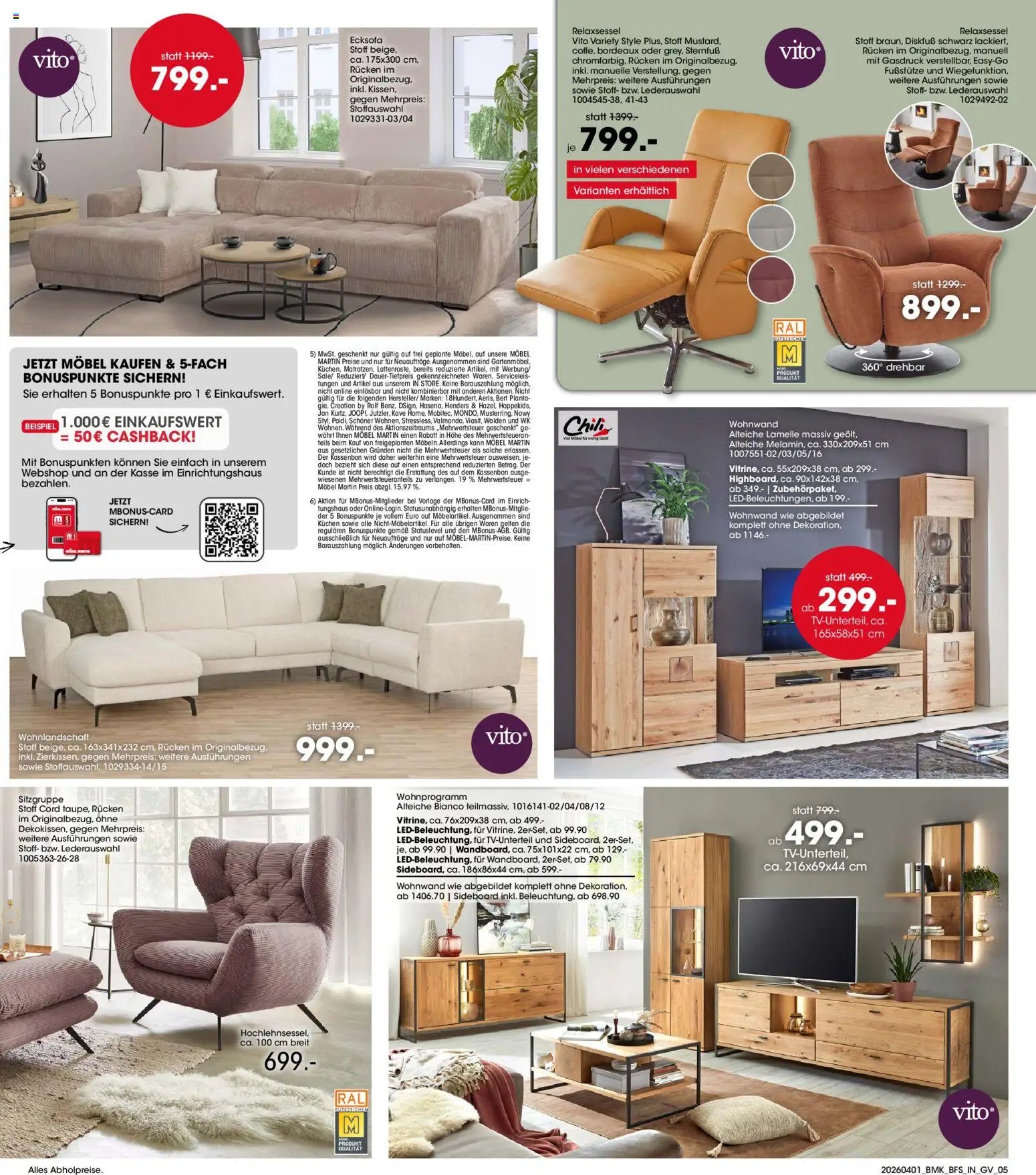 Möbel Martin Prospekt 	 (2026-04-01 - 2026-04-30)