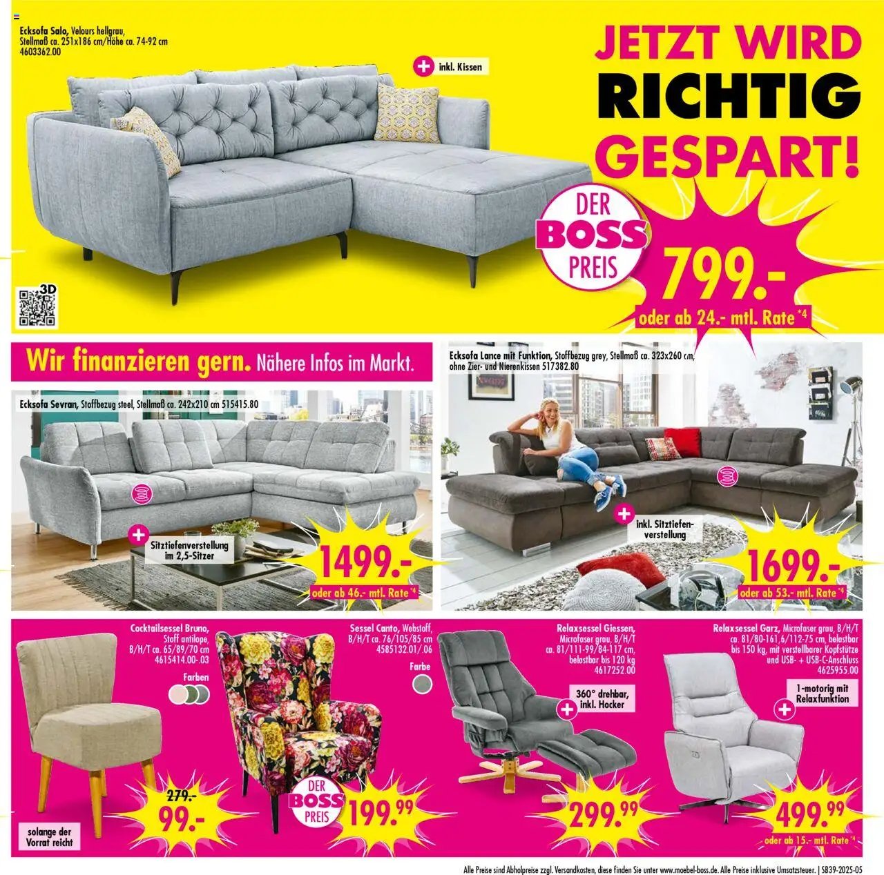 SB Möbel Boss Prospekt 	 (2025-09-20 - 2025-09-26) | 5