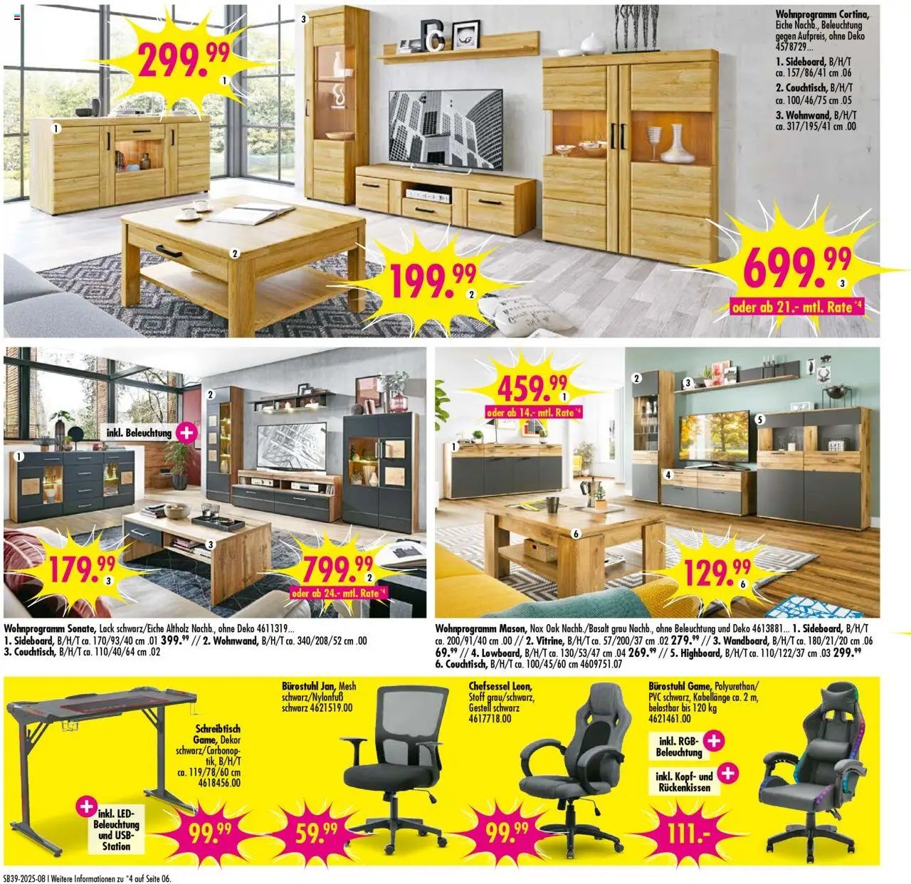 SB Möbel Boss Prospekt 	 (2025-09-20 - 2025-09-26) | 8