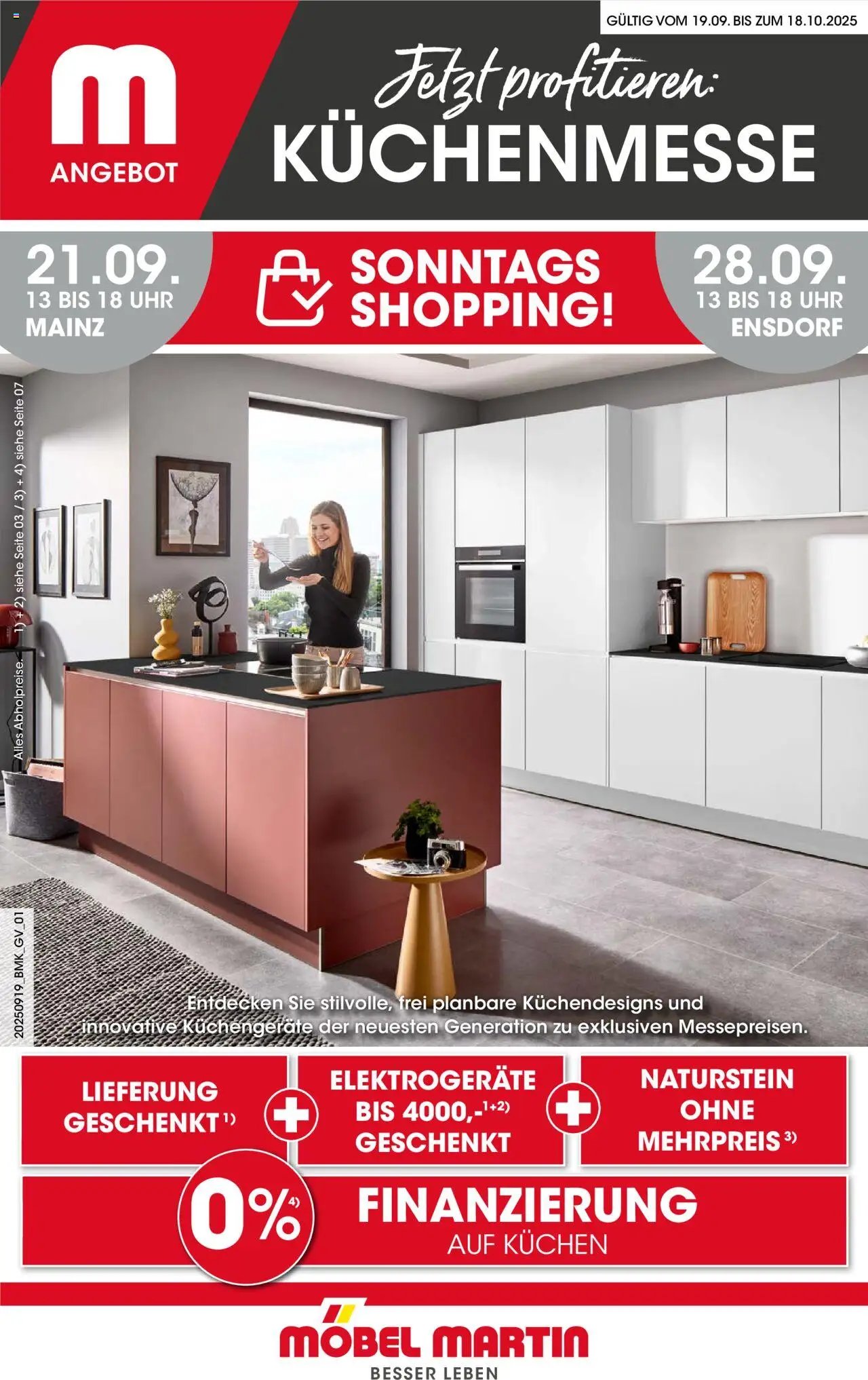 Möbel Martin Prospekt  Küchenmesse 	 (2025-09-19 - 2025-10-18) | 1