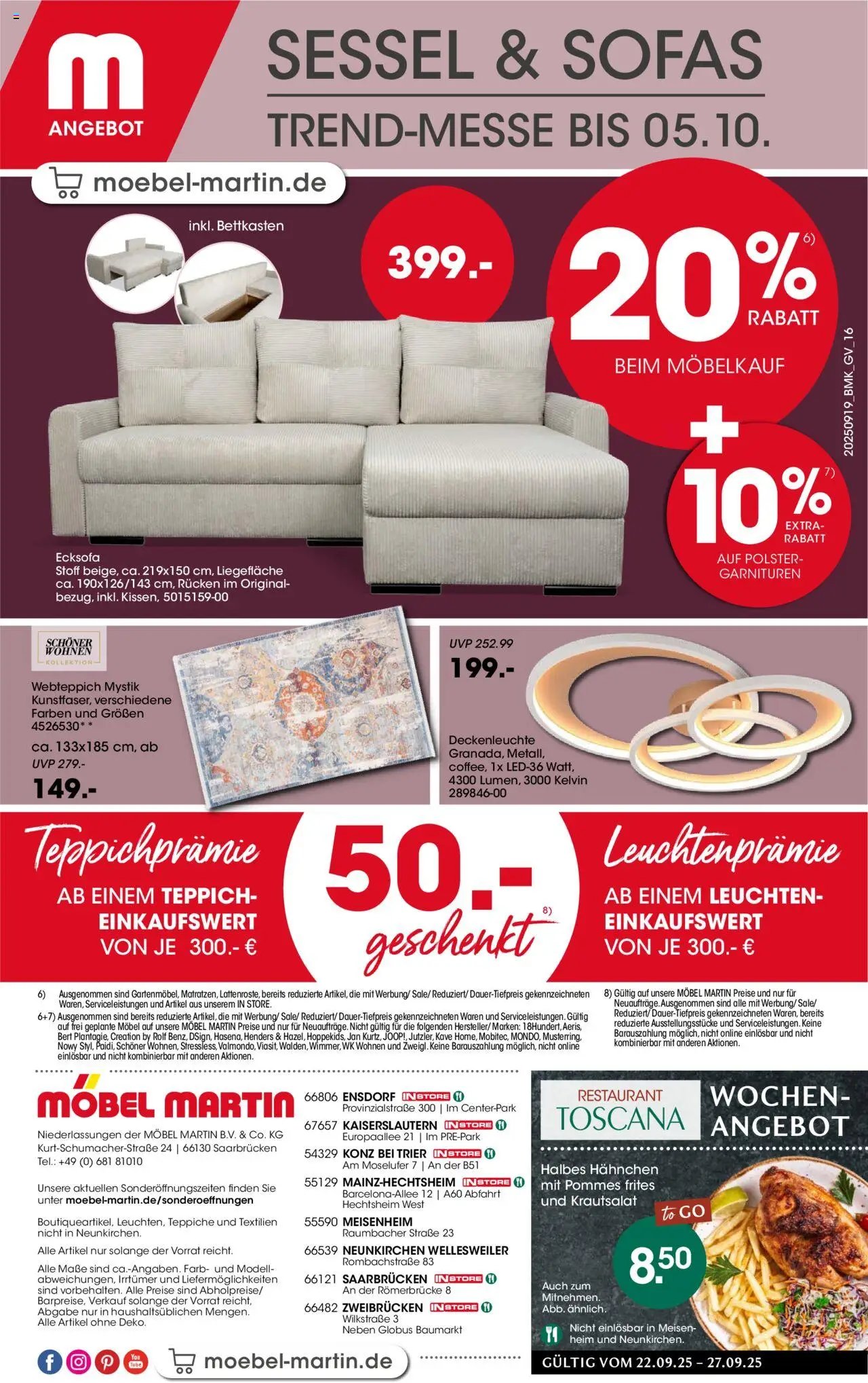Möbel Martin Prospekt  Küchenmesse 	 (2025-09-19 - 2025-10-18) | 16