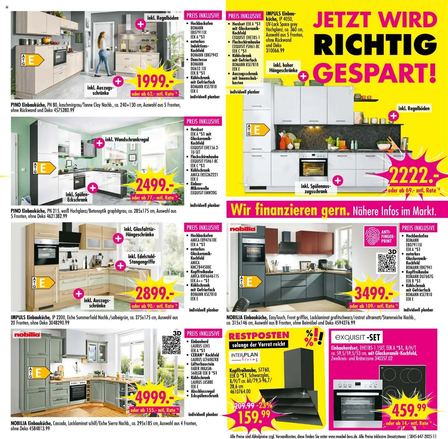 SB Möbel Boss Prospekt Neubrandenburg (2025-11-01 - 2025-11-07)