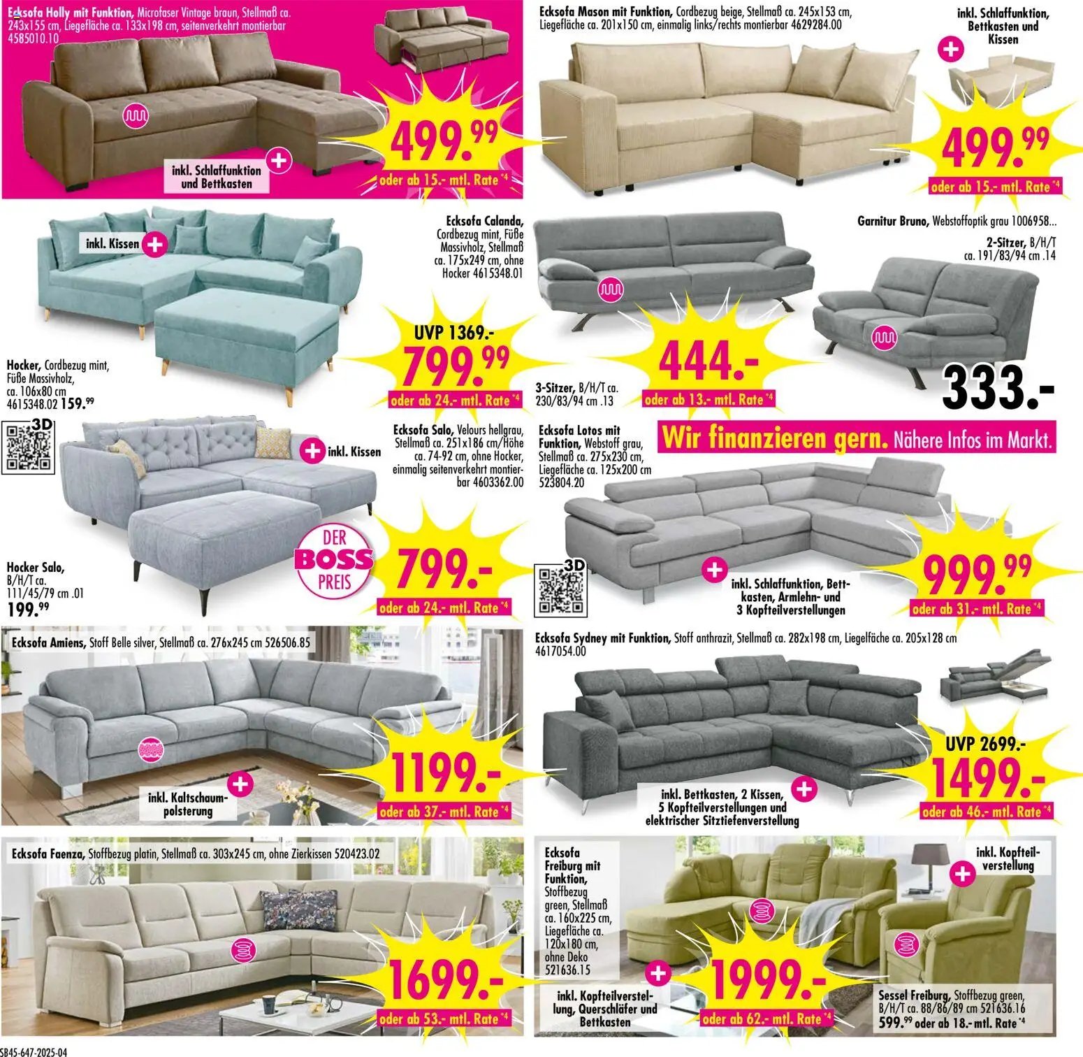 SB Möbel Boss Prospekt Neubrandenburg (2025-11-01 - 2025-11-07)