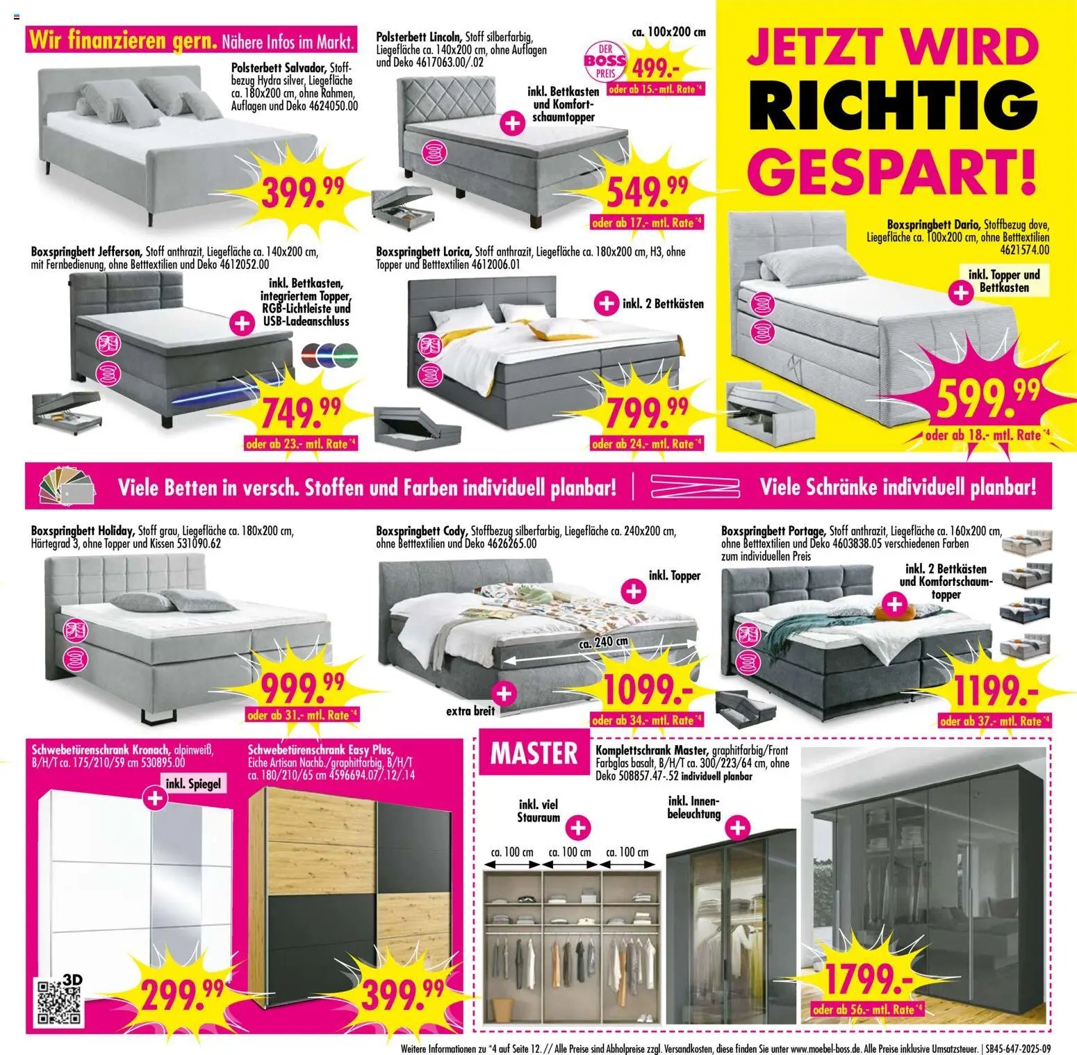 SB Möbel Boss Prospekt Neubrandenburg (2025-11-01 - 2025-11-07)