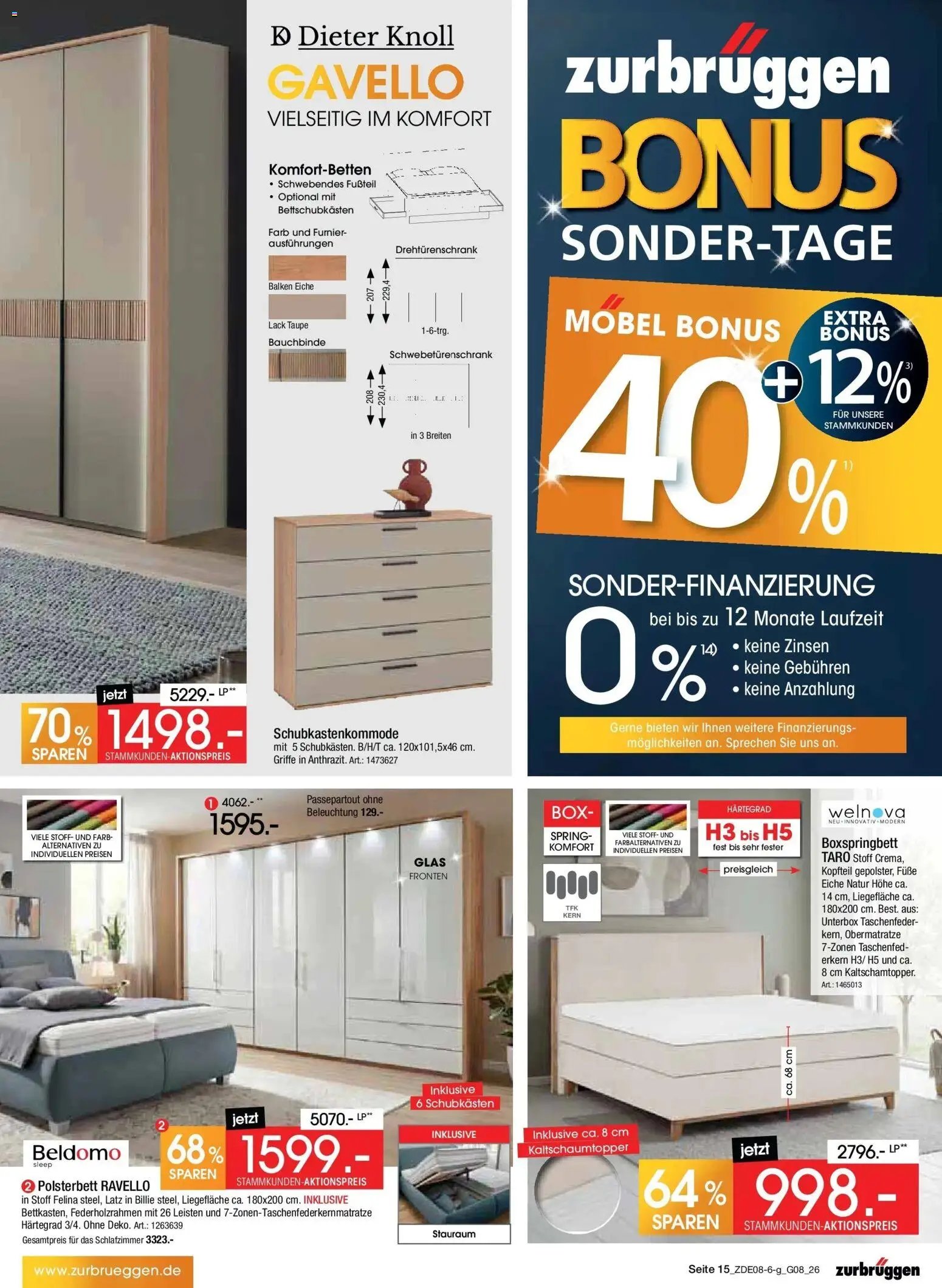 Zurbrüggen - Zurbrüggen: Bonus Sonder-Tage